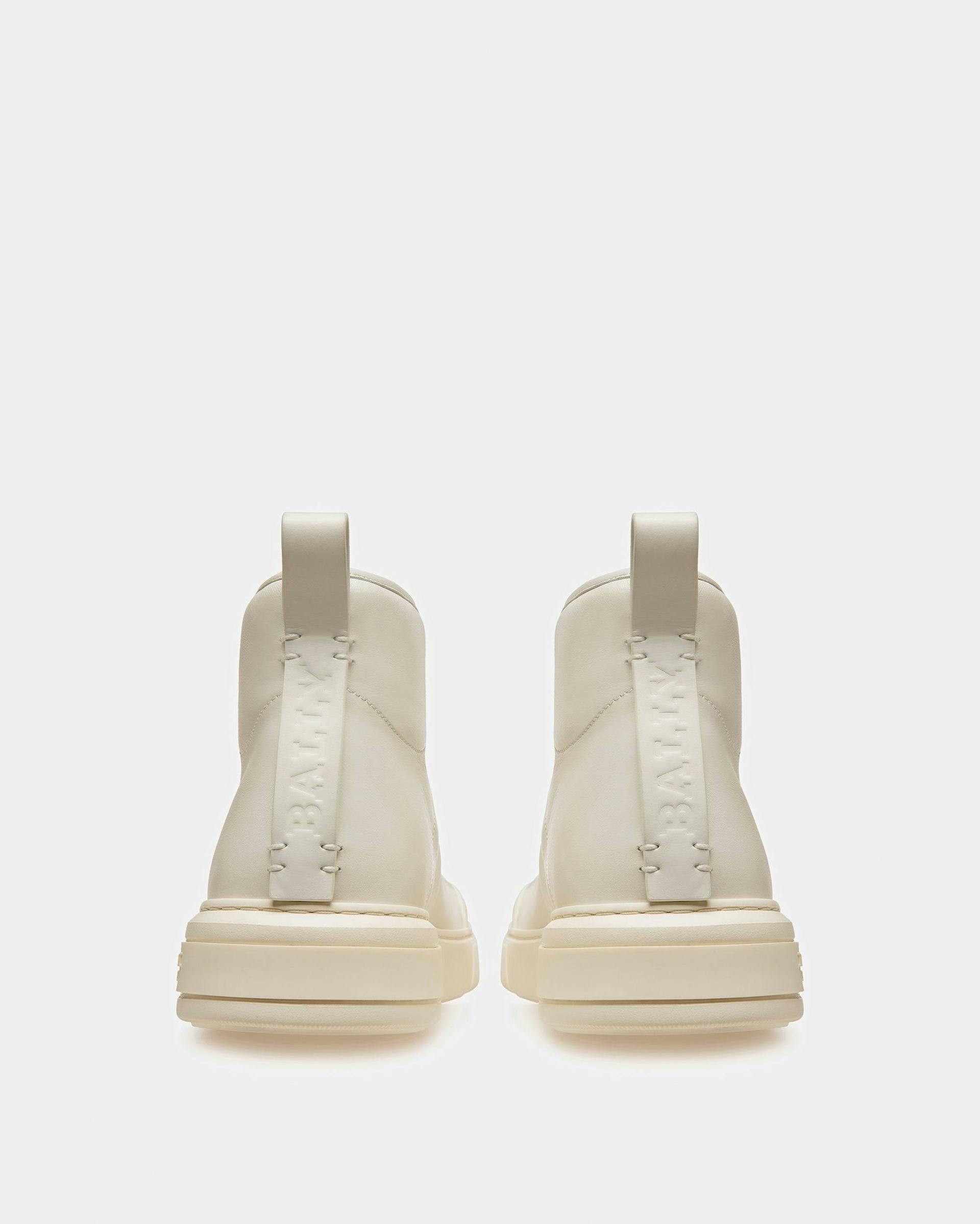 Maren Leather Sneakers In White - Women's - Bally - 03