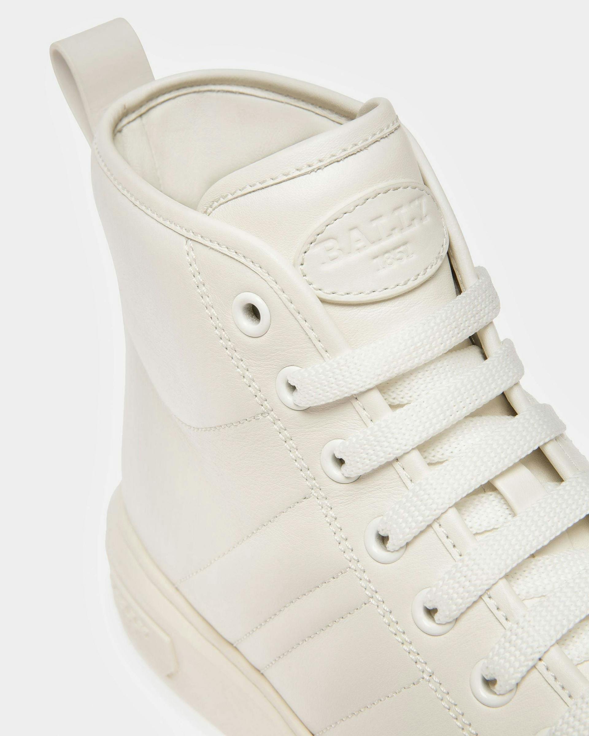 Maren Leather Sneakers In White - Women's - Bally - 05