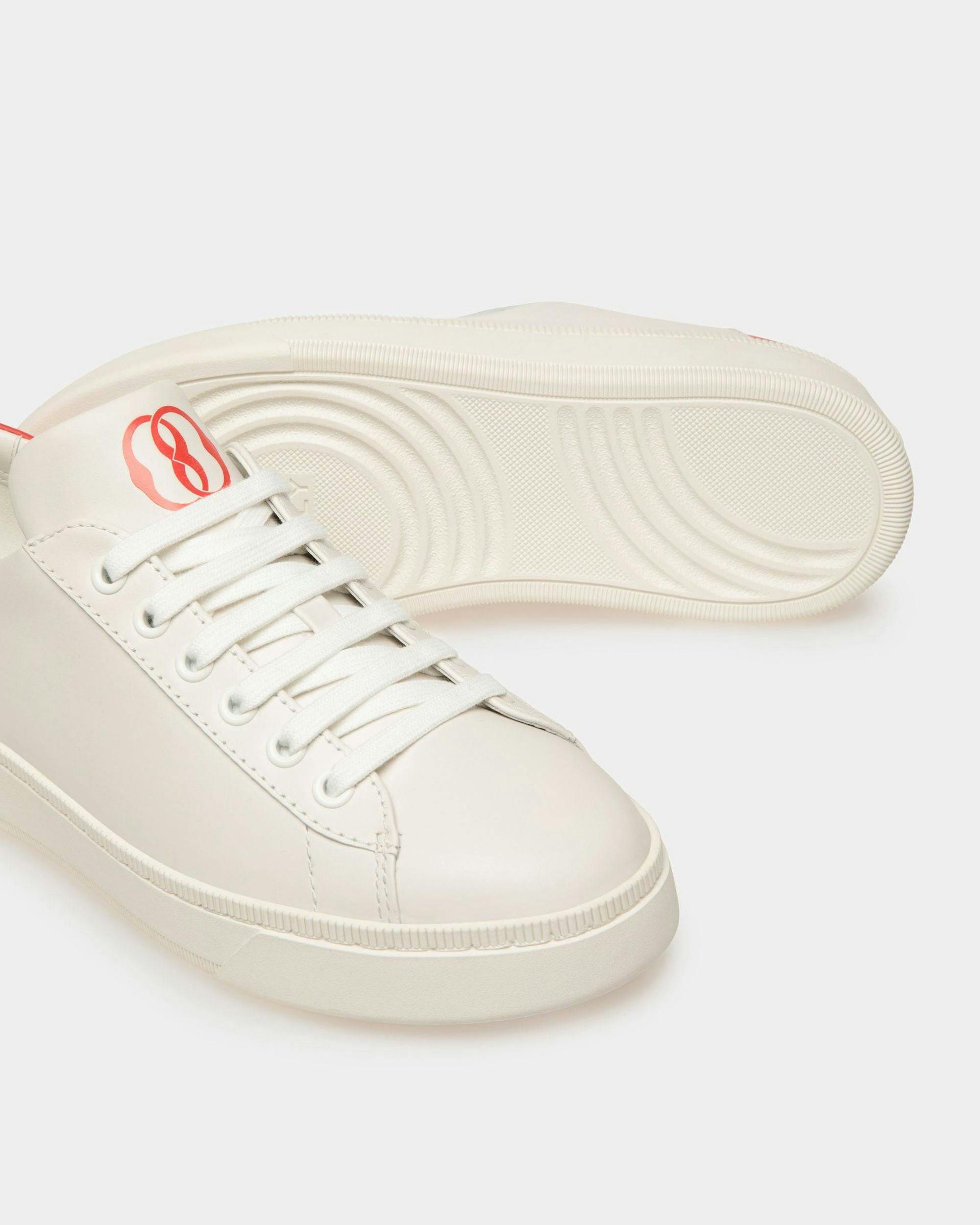 Women's Raise Sneaker in White Leather | Bally | Still Life Below