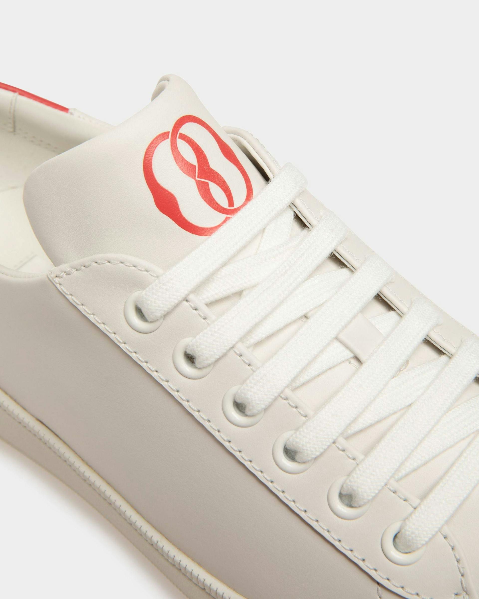Women's Raise Sneaker in White Leather | Bally | Still Life Detail