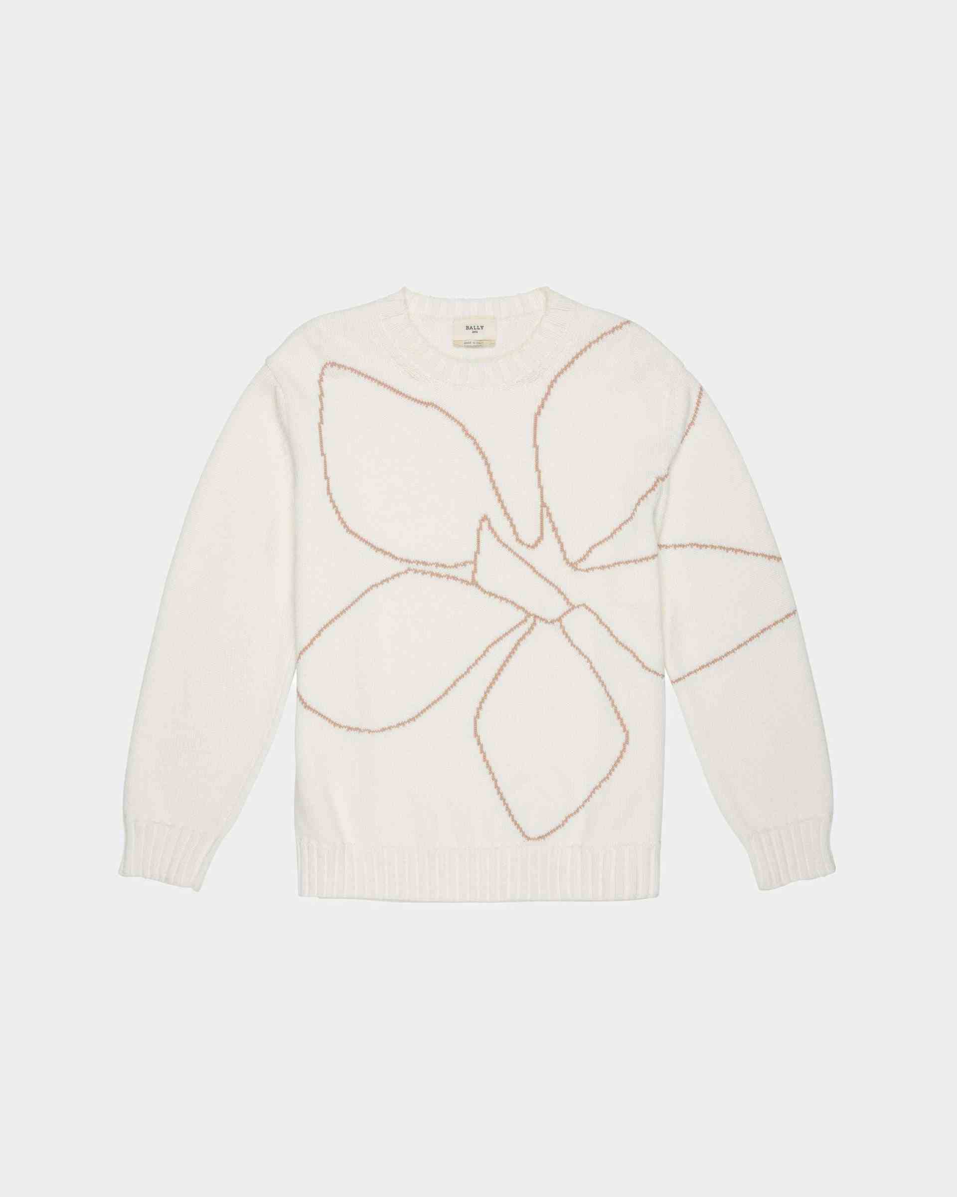 Cotton Sweater In Bone - Women's - Bally