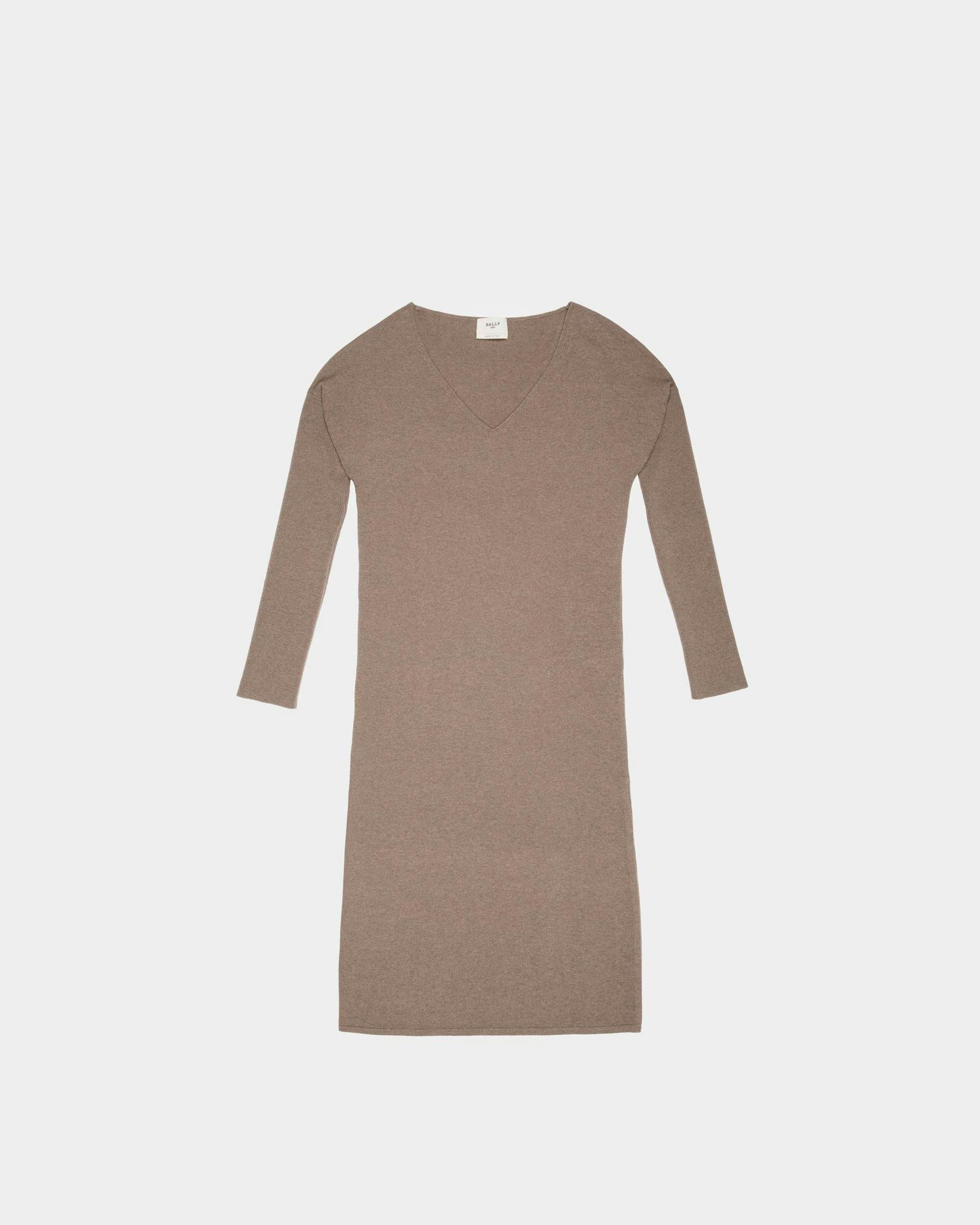 Wool & Cashmere Dress In Beige - Women's - Bally - 01