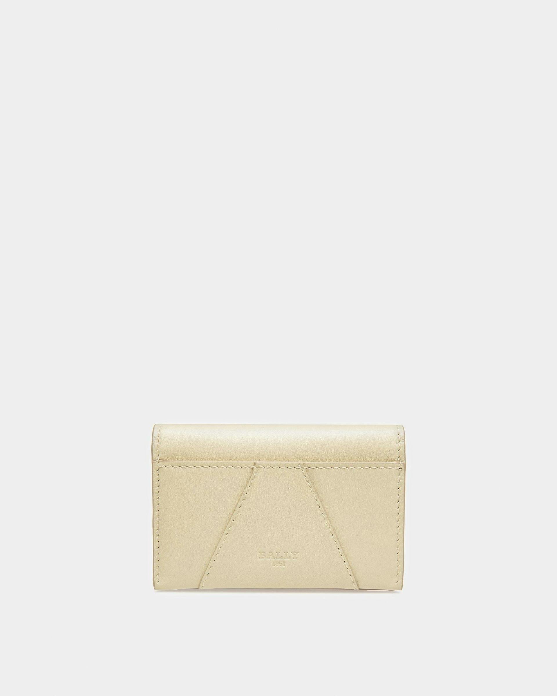 Annye Leather Card Holder In Fossil - Women's - Bally - 01