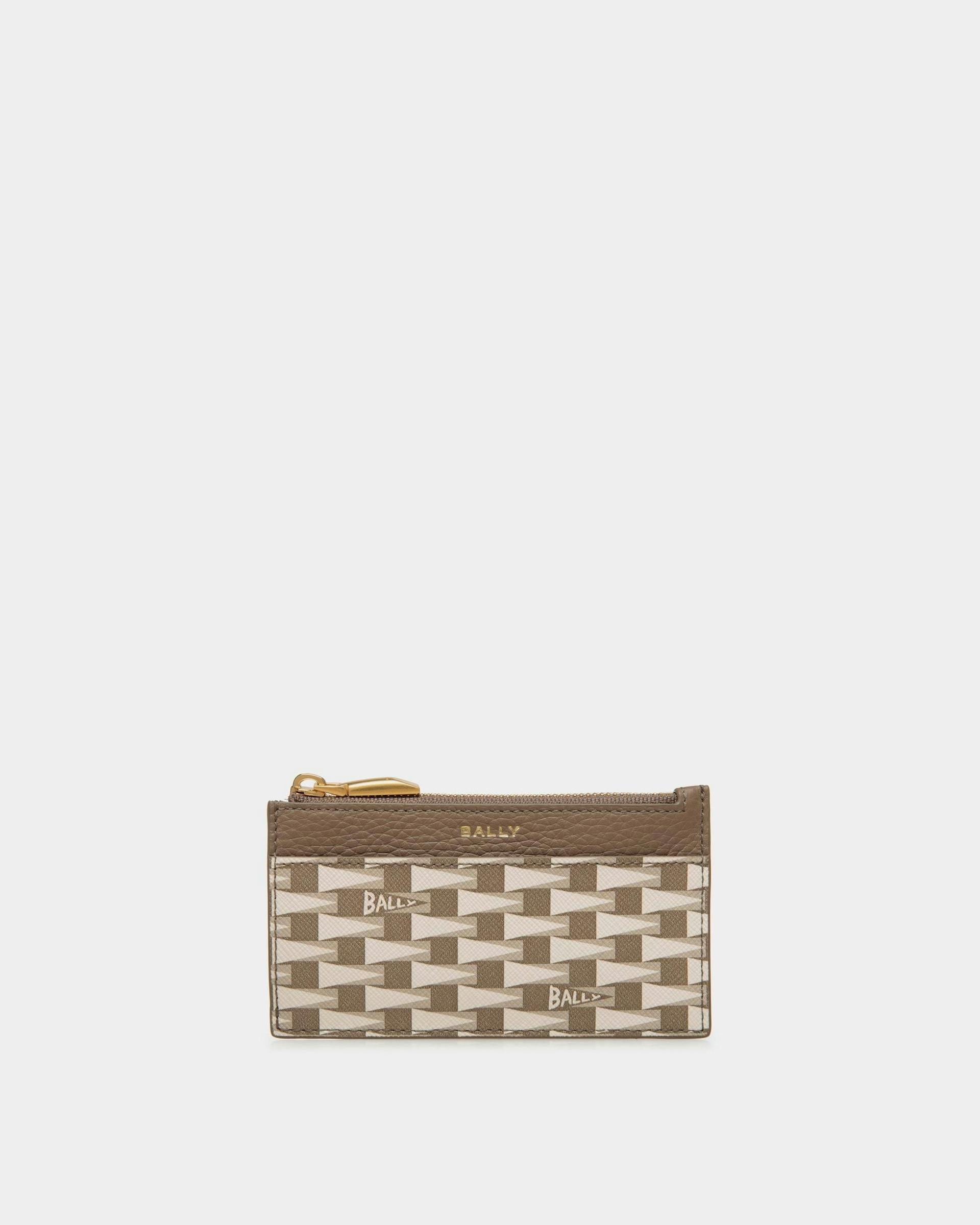 Women's Pennant Zipped Card Holder in TPU | Bally | Still Life Front
