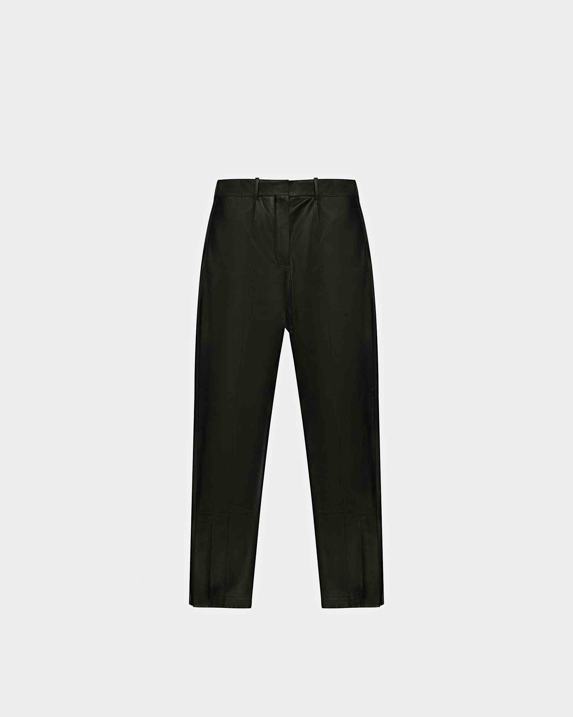 Leather Tailored Pants - Women's - Bally