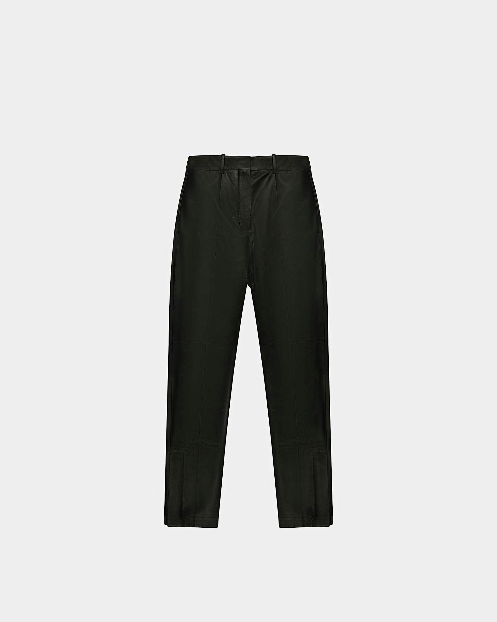 Leather Tailored Pants - Women's - Bally - 01