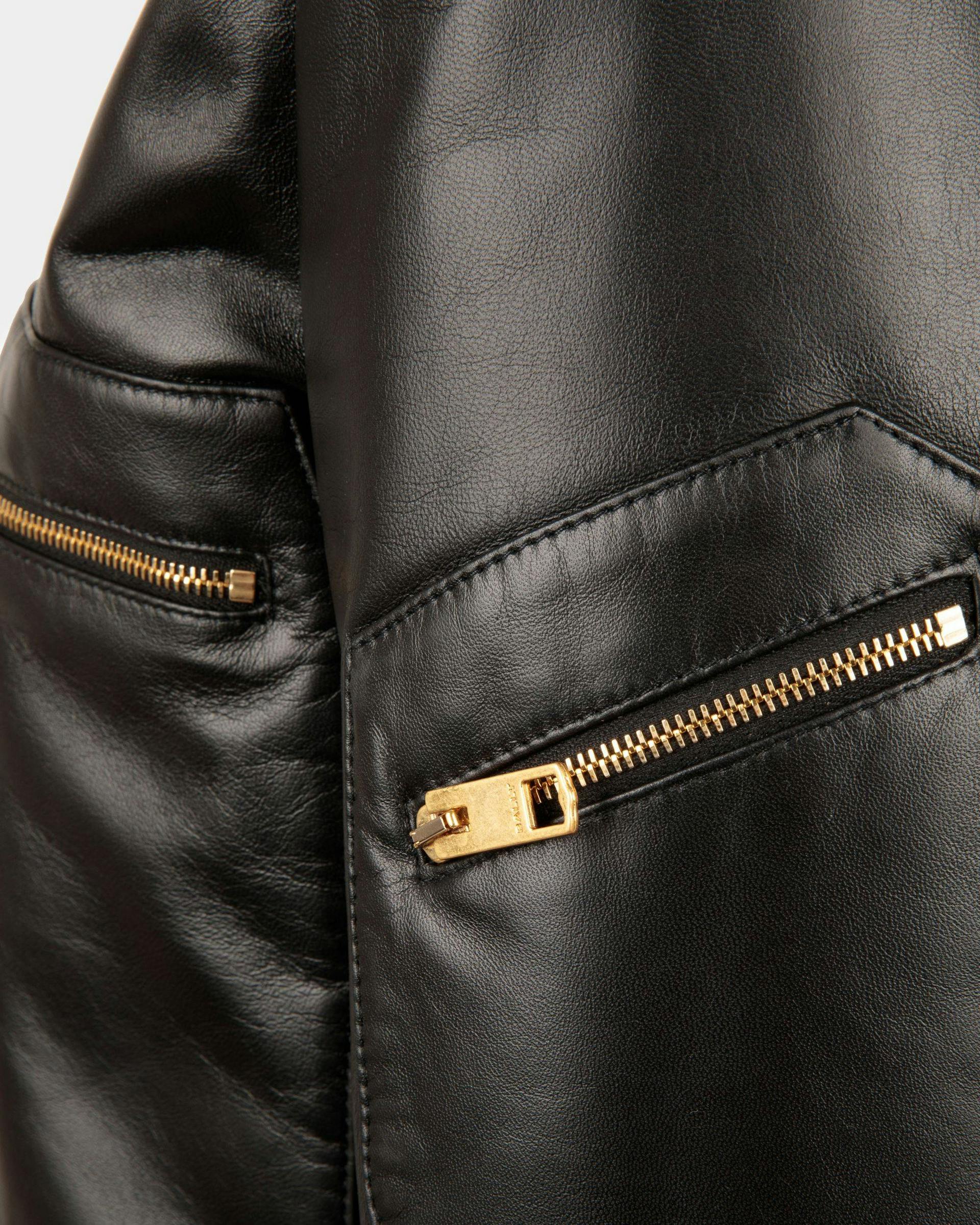 Jacket In Black Leather - Women's - Bally - 04
