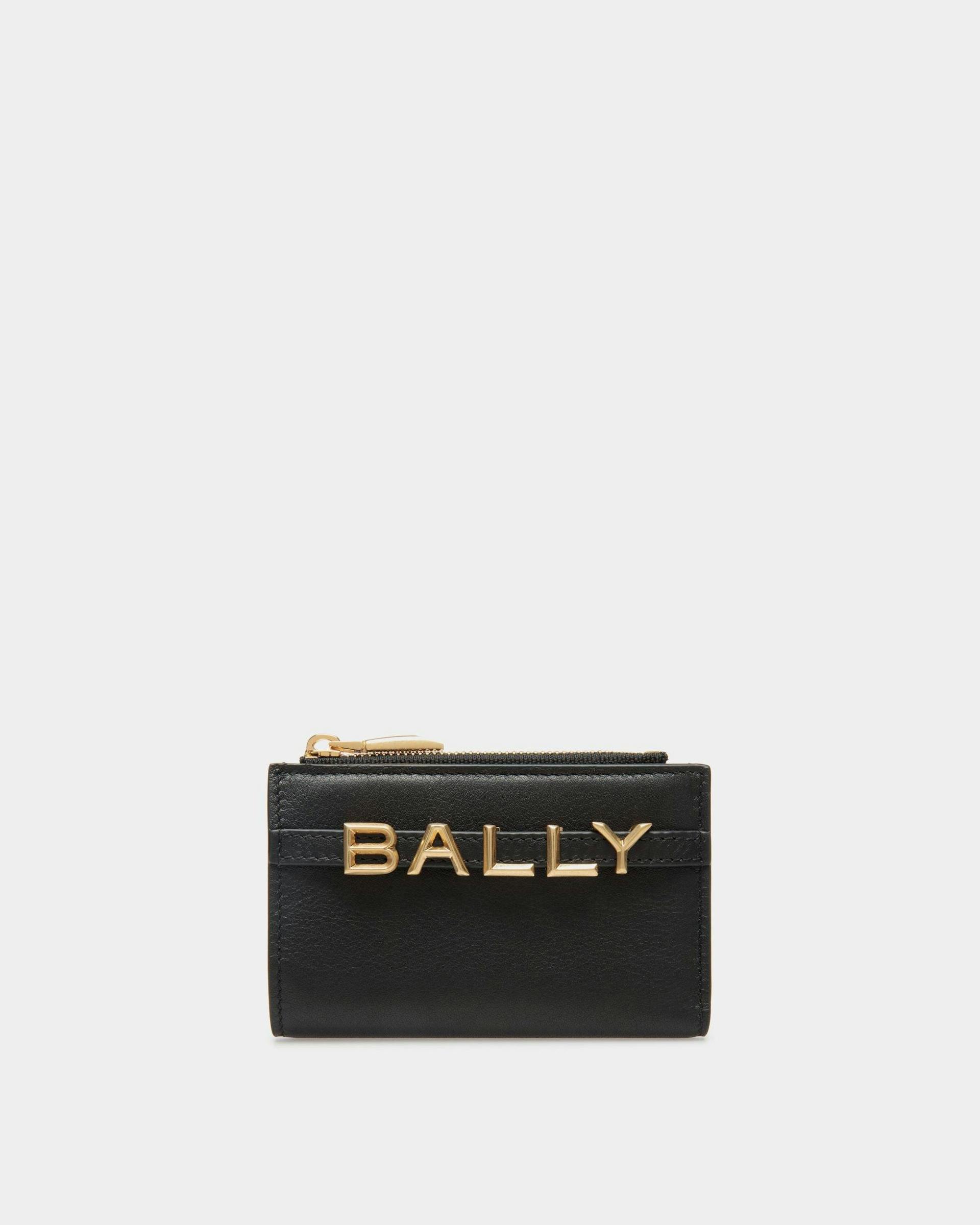 Women's Bally Spell Wallet in Black Leather | Bally | Still Life Front