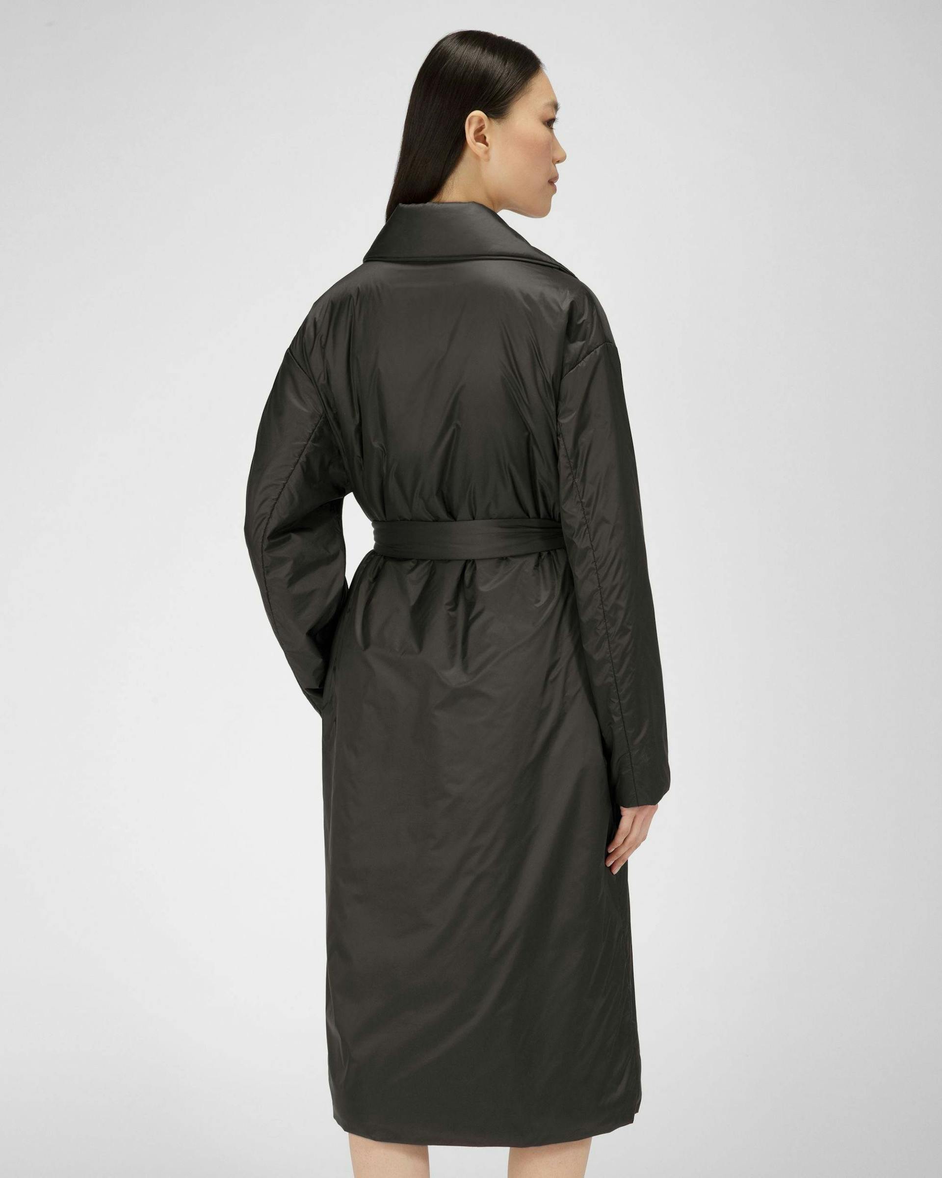 Nylon Coat In Black - Women's - Bally - 03