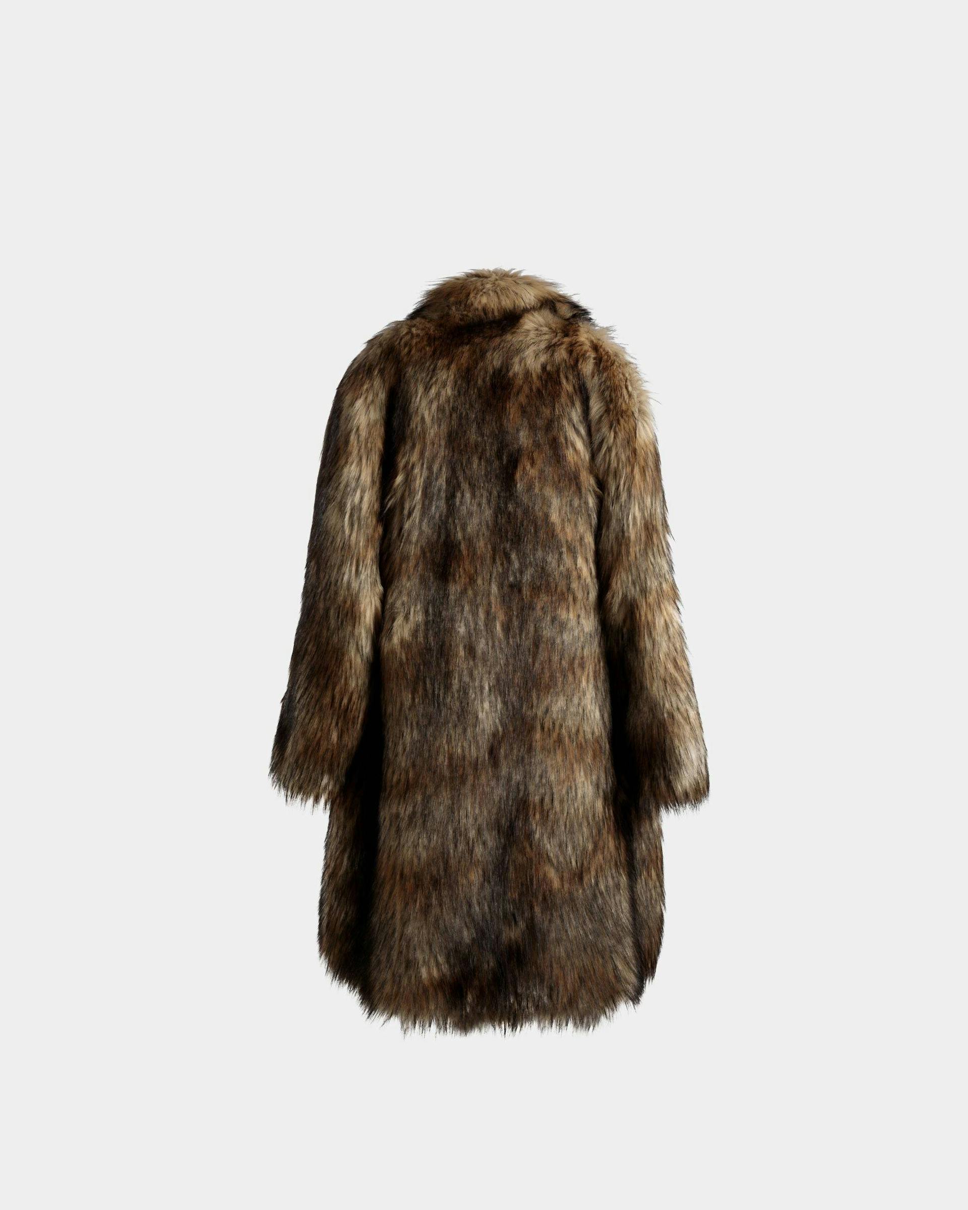 Faux Fur Coat In Multi Brown - Women's - Bally - 07
