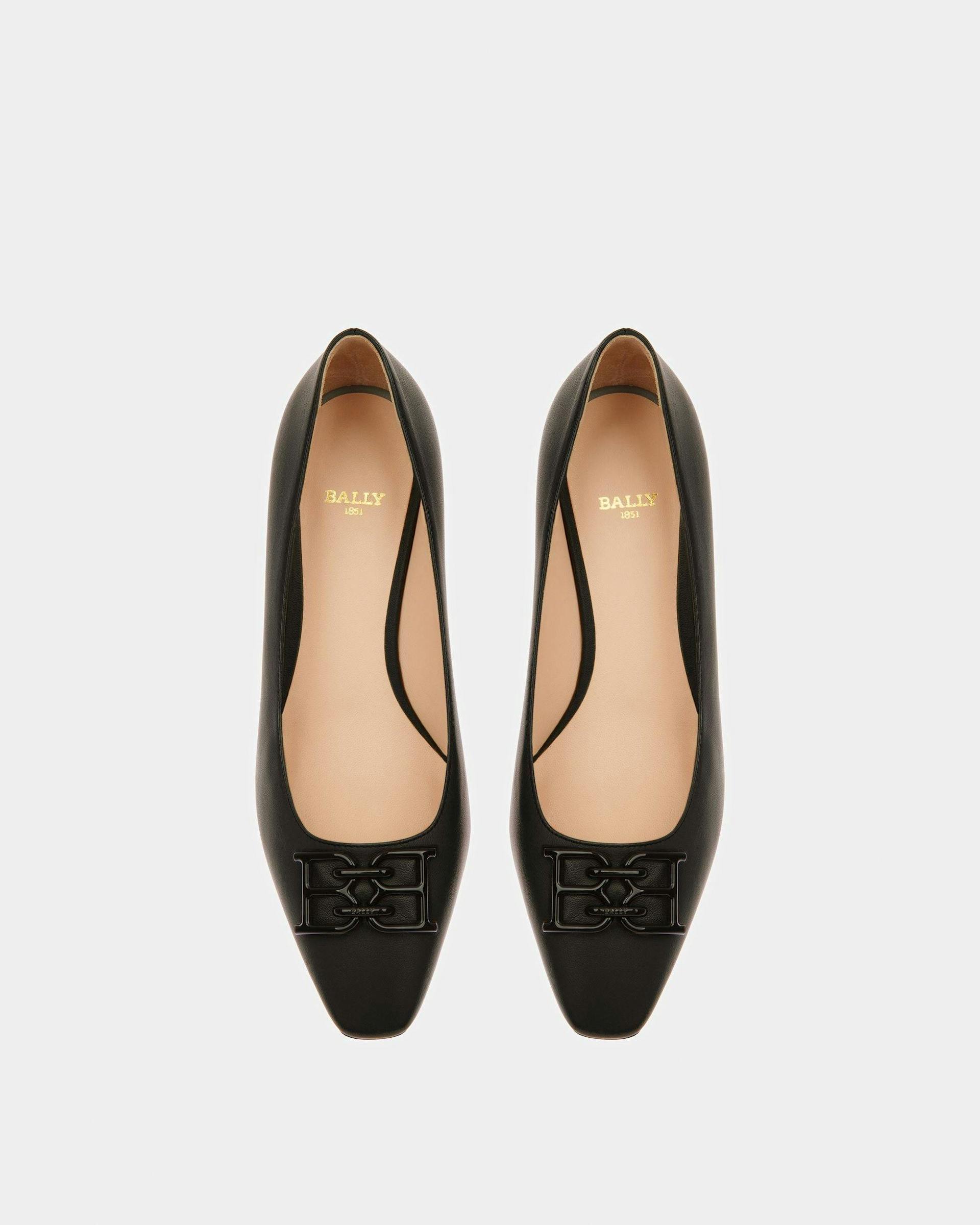 Evanca Leather Pumps In Black - Women's - Bally - 02