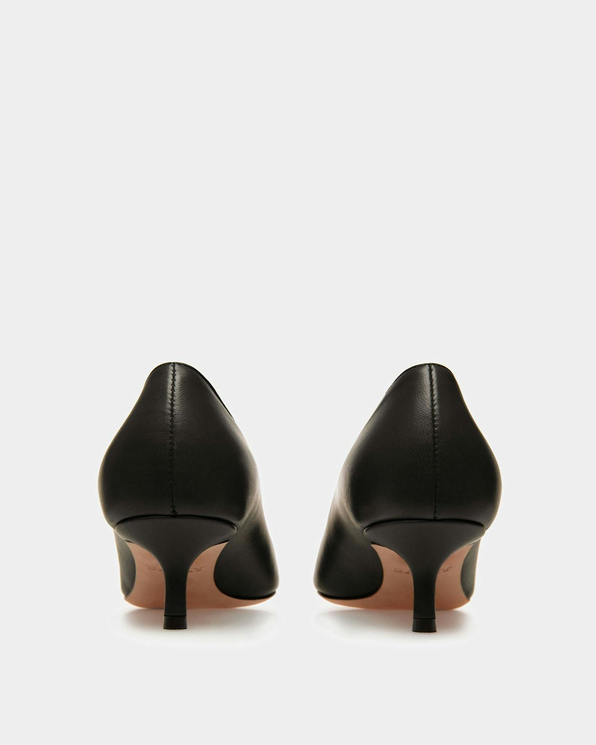 Evanca Leather Pumps In Black - Women's - Bally - 03
