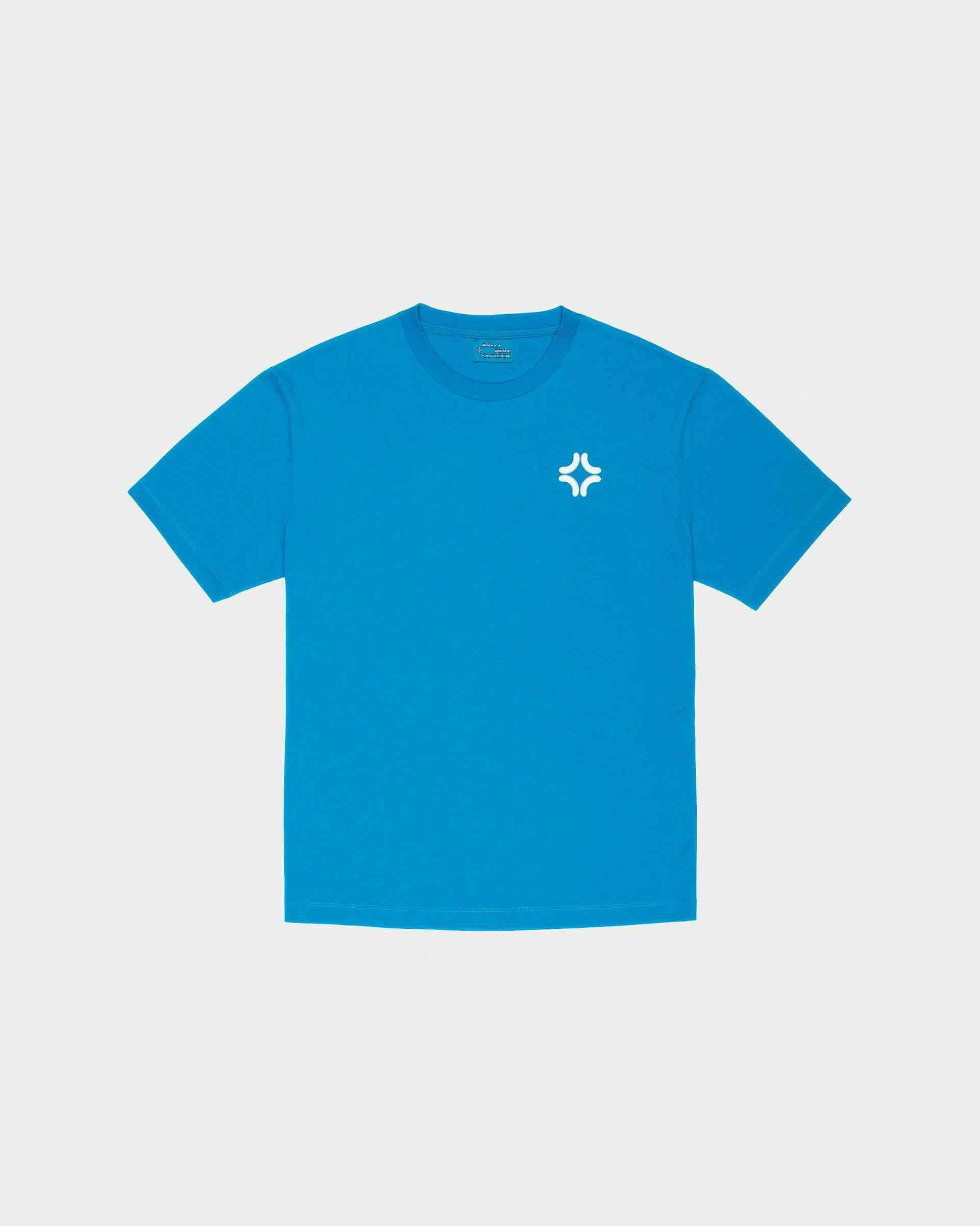 Organic Cotton T-Shirt In Blue - Women's - Bally