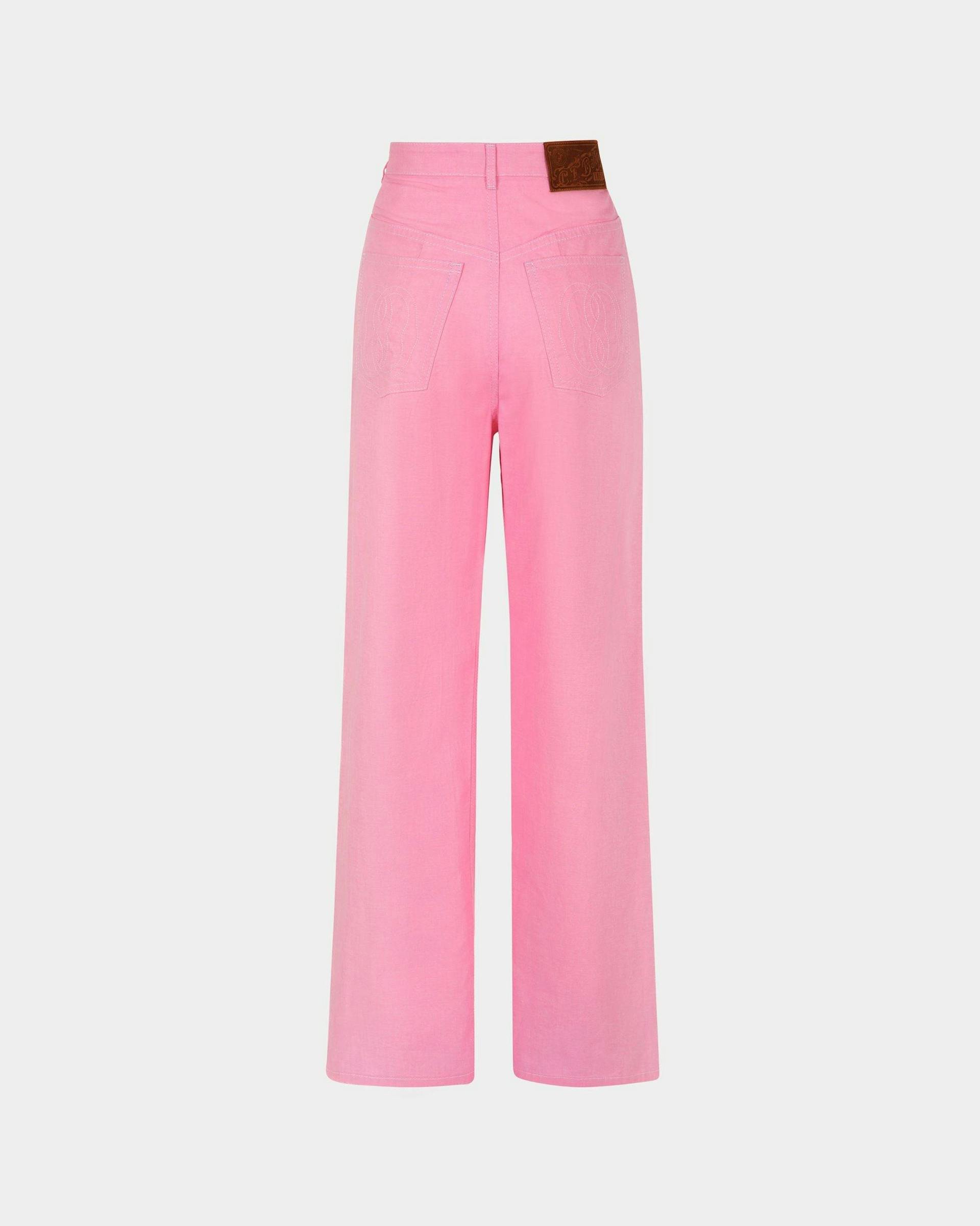 Women's Pants in Pink Cotton | Bally | Still Life Back