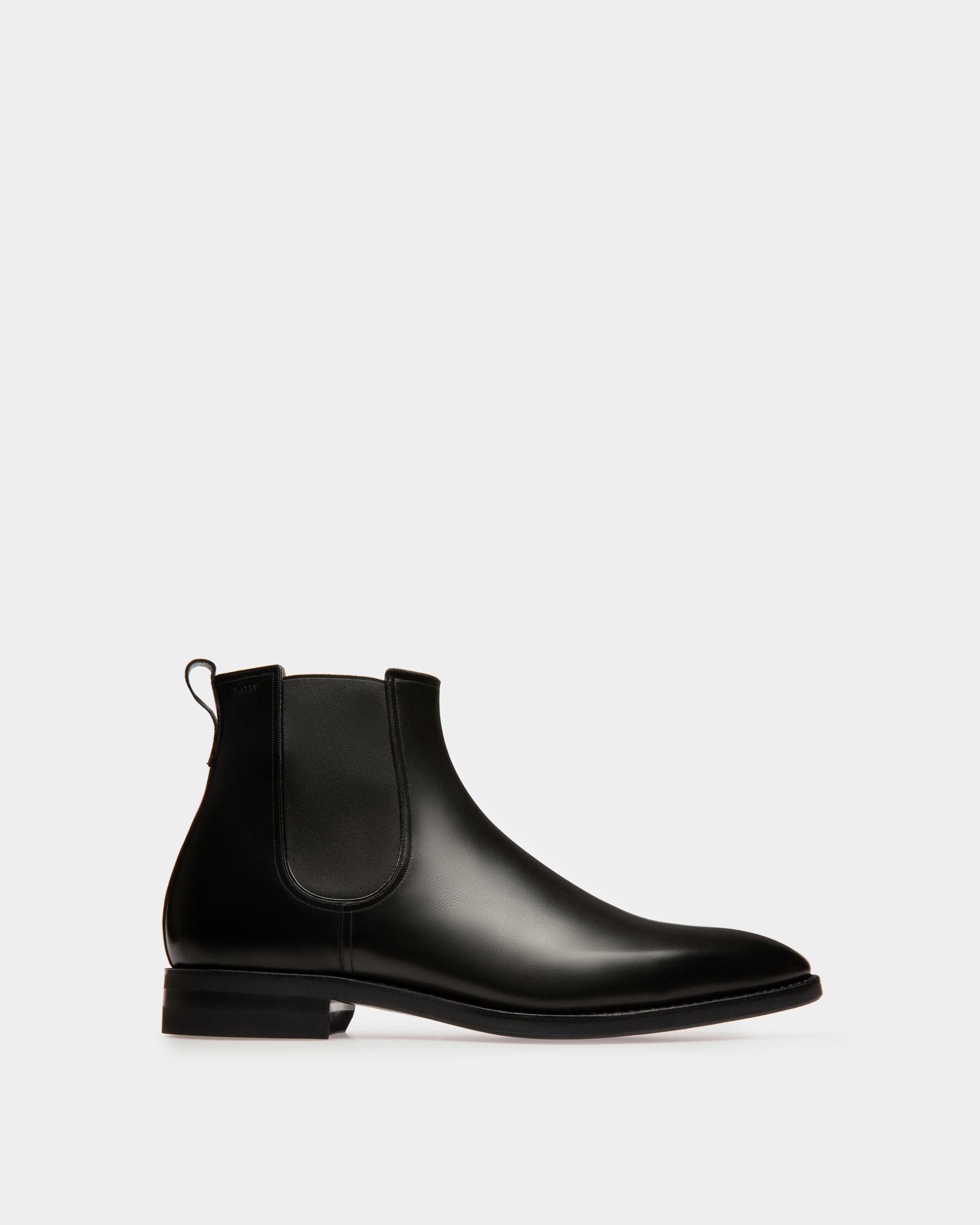 Scavone Men's Leather Boot In Black - Men's - Bally - 01