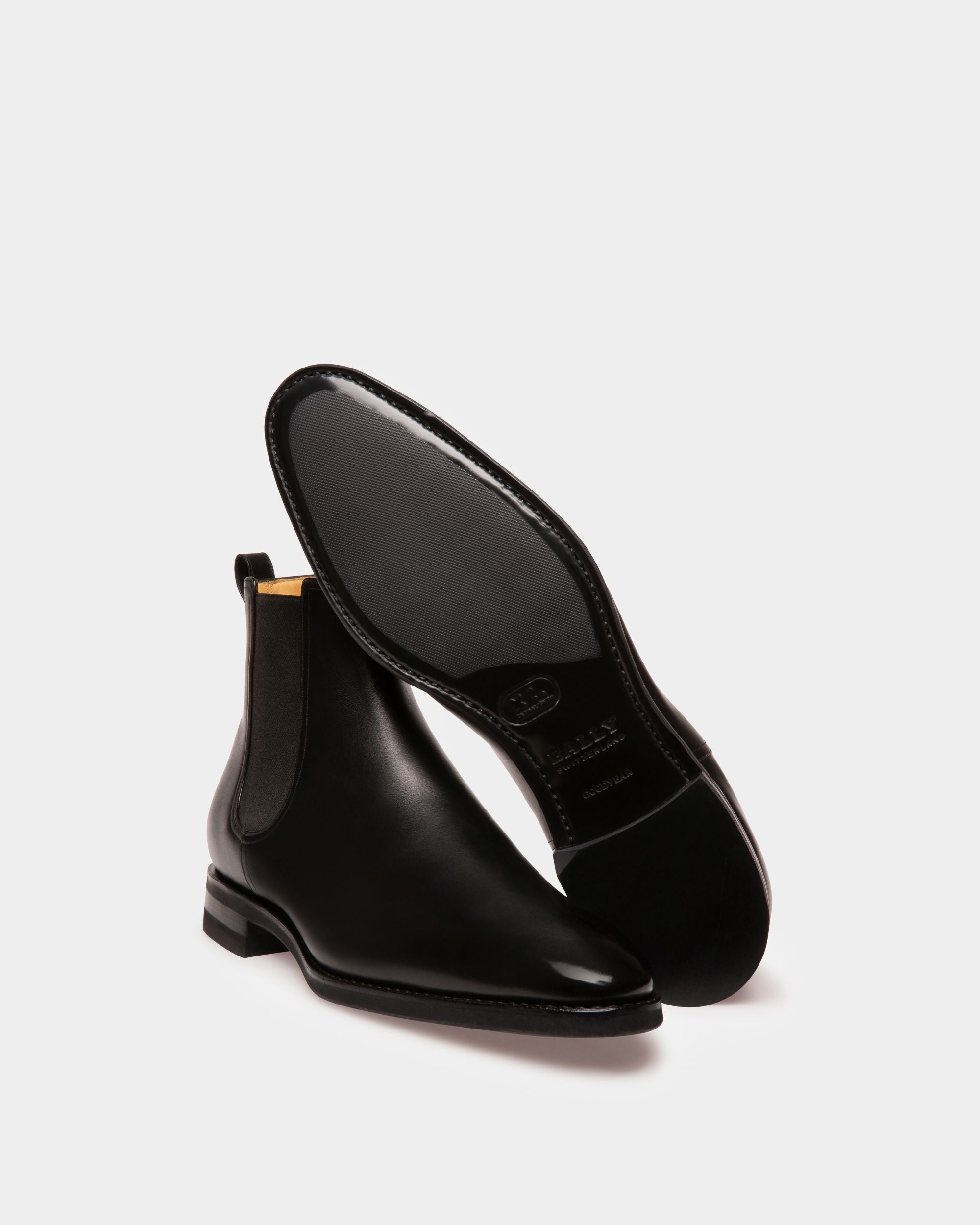 Scribe Novo Booties In Black Leather - Men's - Bally - 05