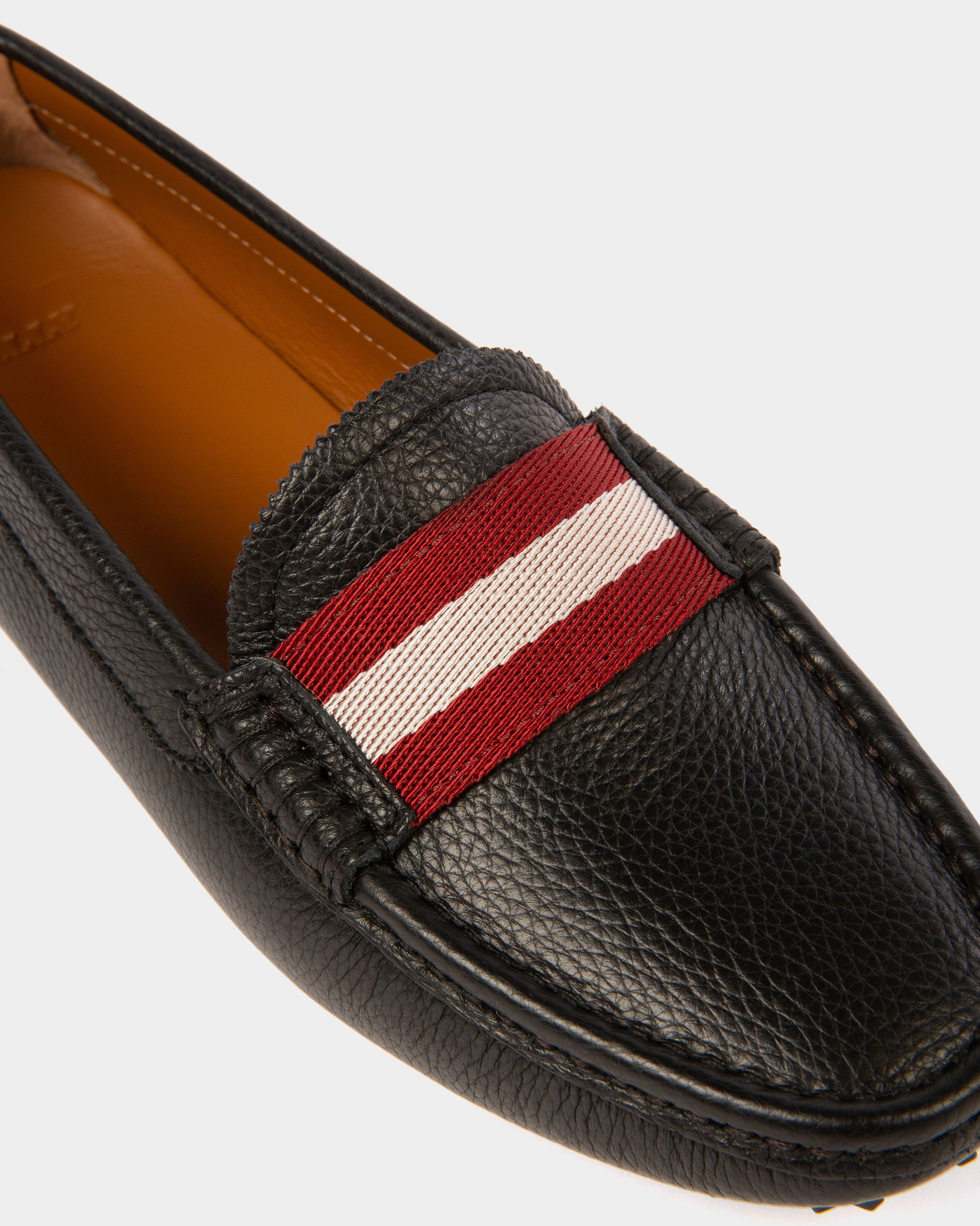 Ladyes Leather Drivers In Black - Women's - Bally - 04