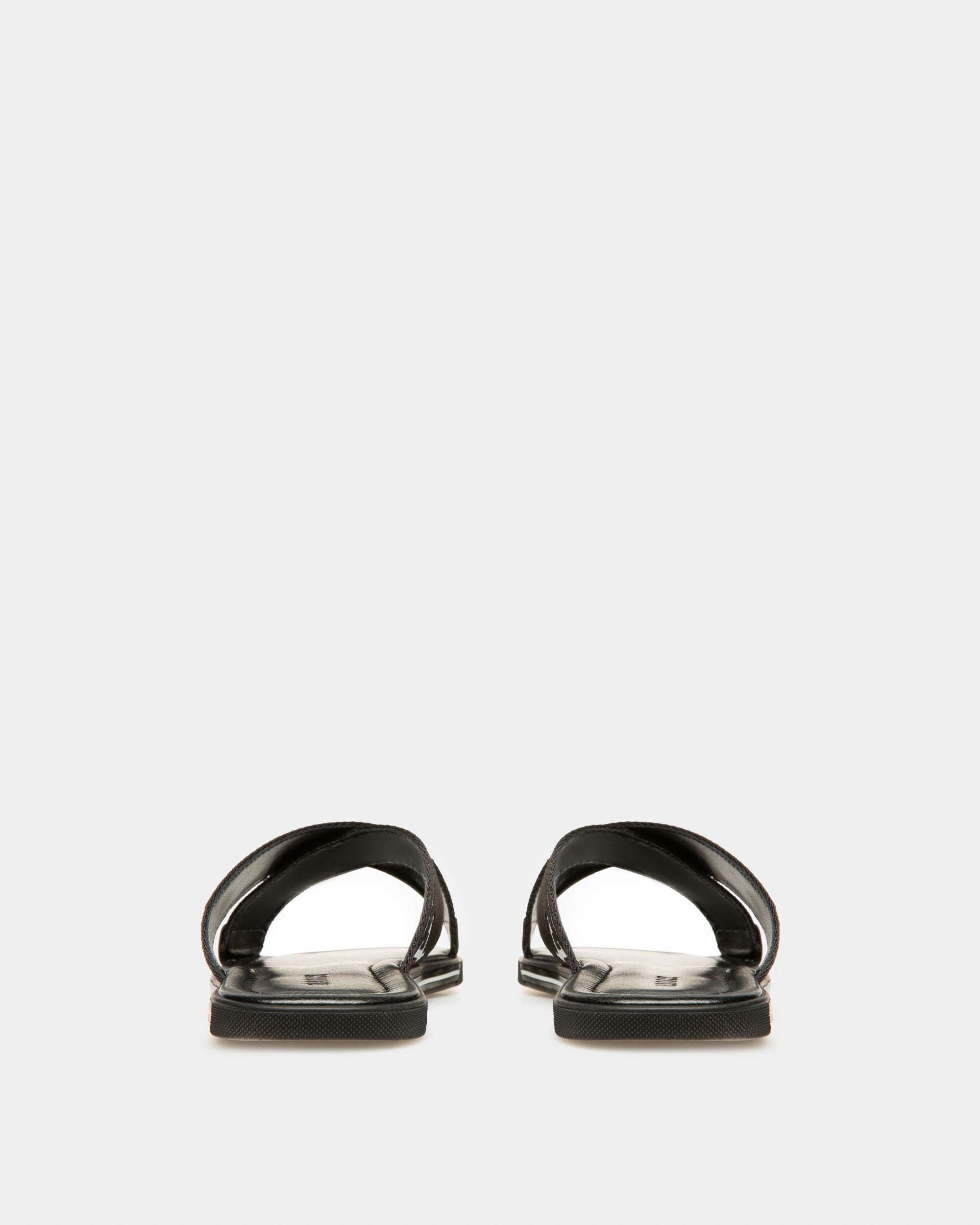 Bonks Fabric & Leather Sandals In Black - Men's - Bally - 03