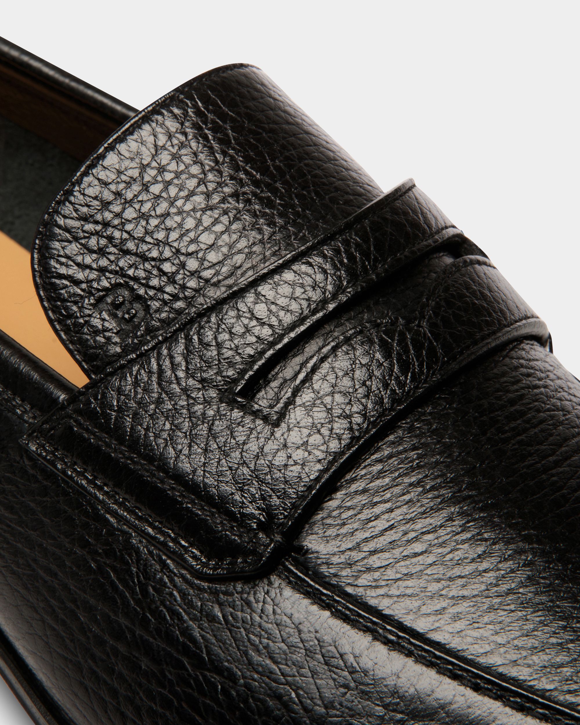 Webb Leather Loafers In Black - Men's - Bally - 05