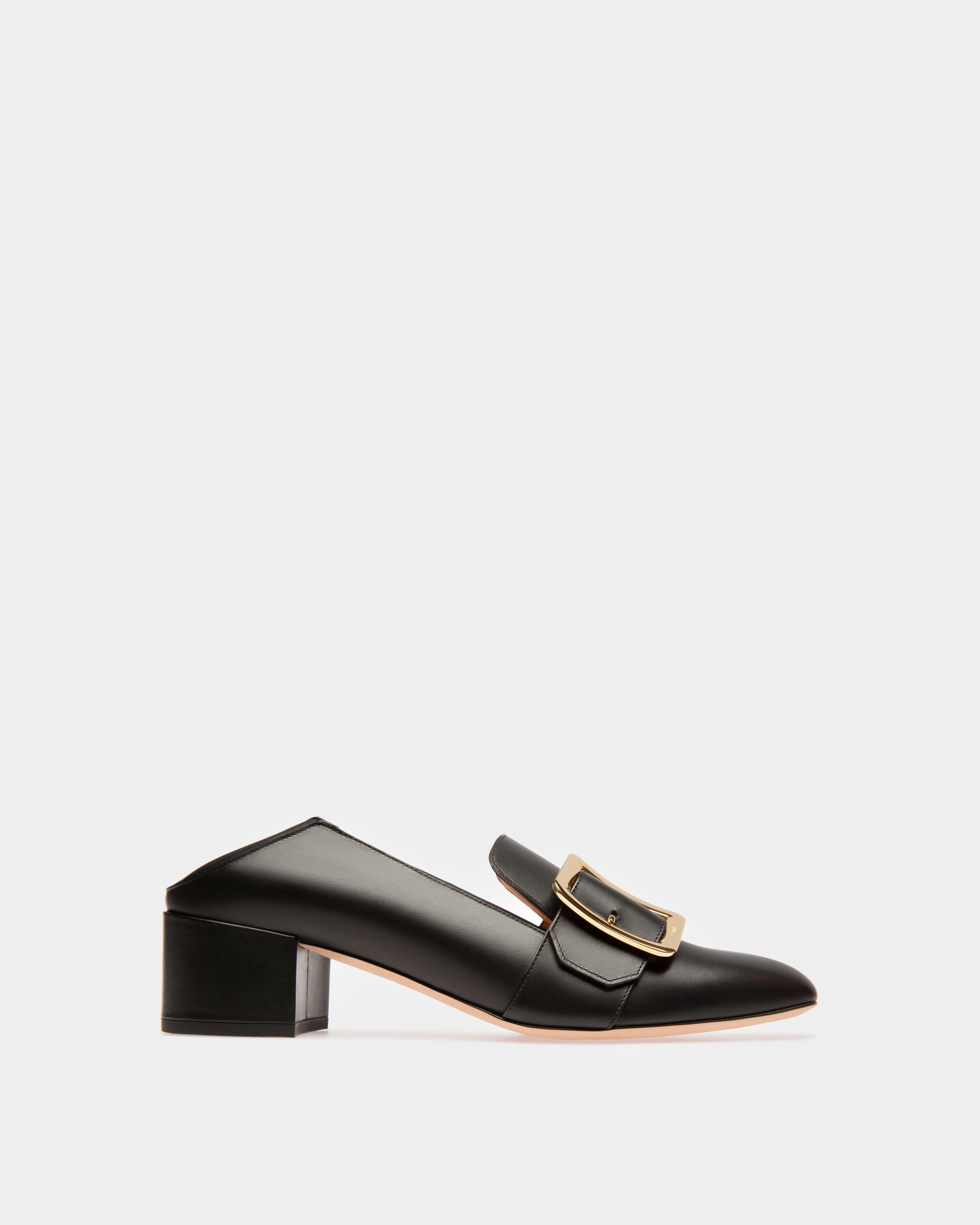 Janelle Women's Calf Leather Pump With 40Mm Heel In Black - Women's - Bally - 05