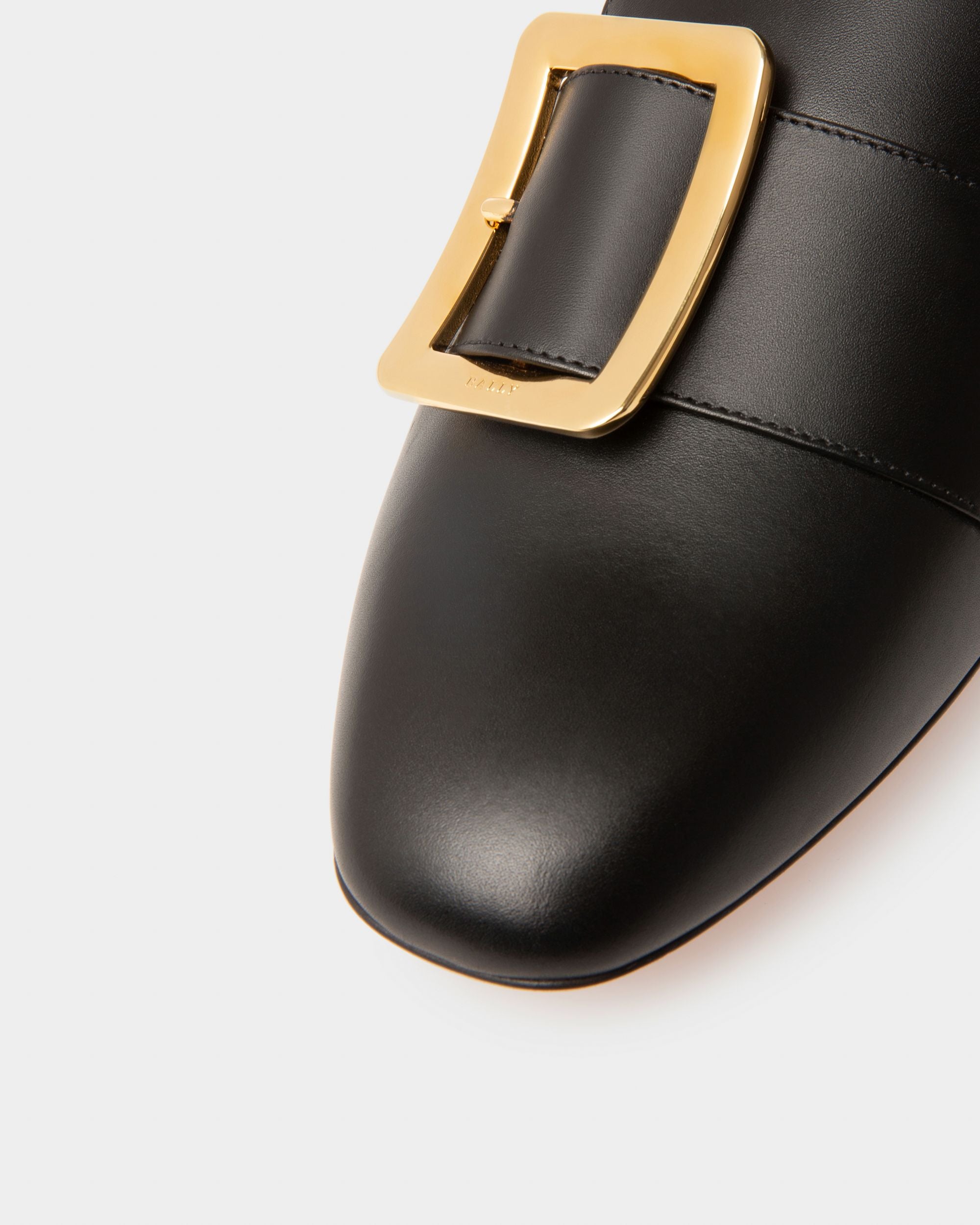 Janelle Leather Pumps In Black - Women's - Bally - 04