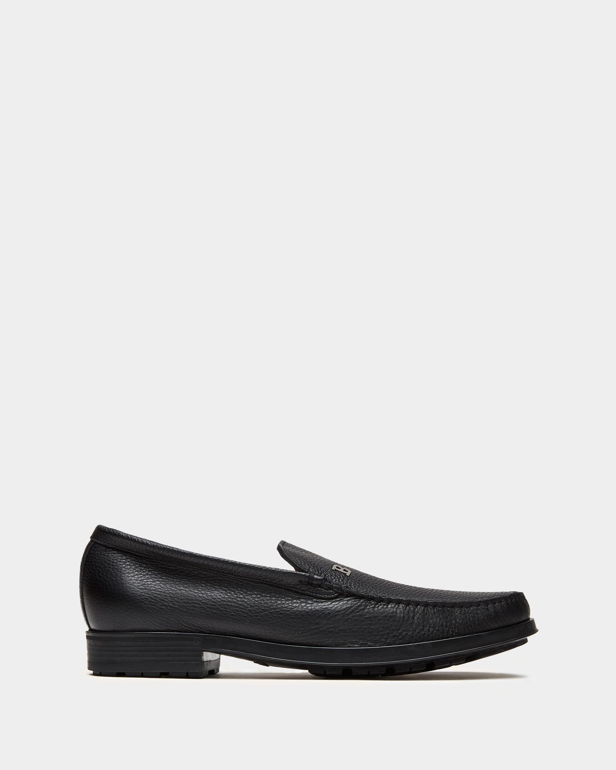 Men's Black Flat Shoes - Men's - Bally - 01
