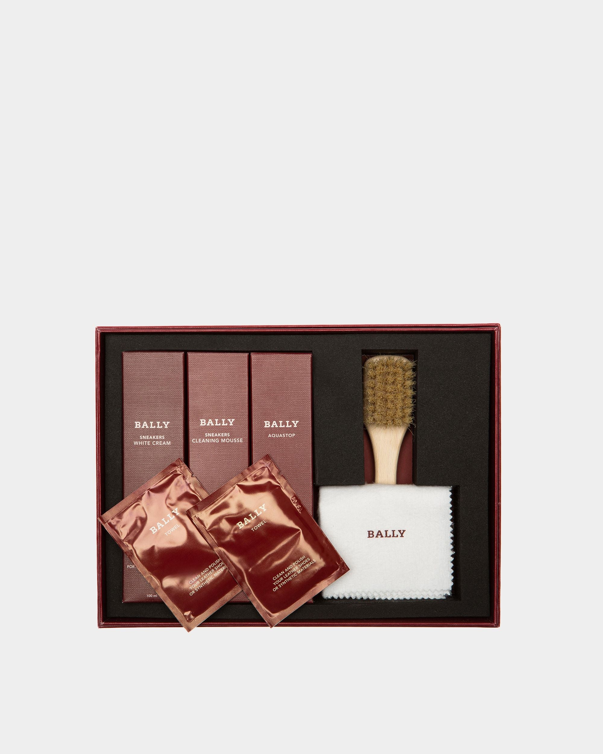 Shoe Care Kit Gift Box In Bally Red - Men's - Bally - 01