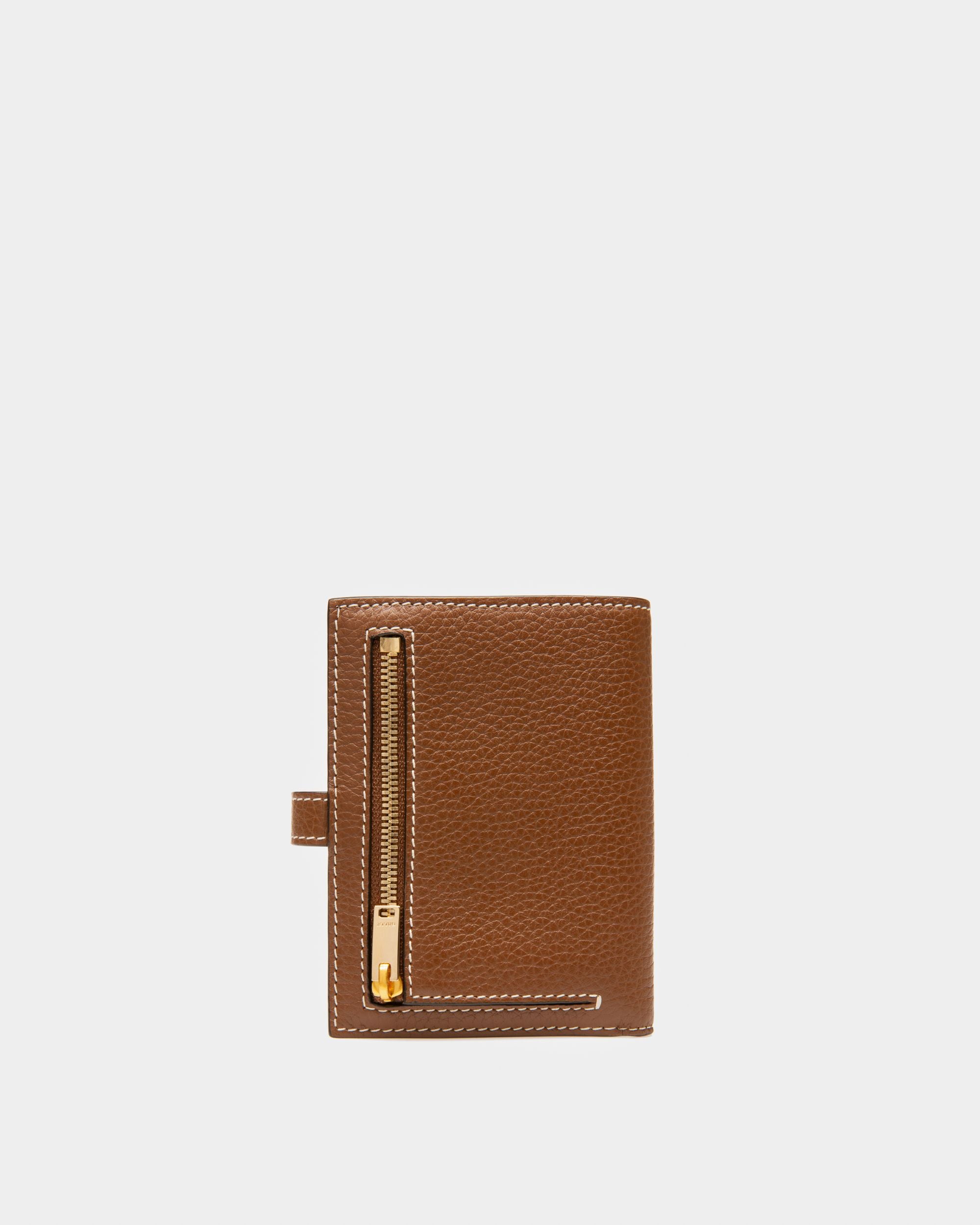 Assen Leather Card Holder In Brown - Women's - Bally - 02