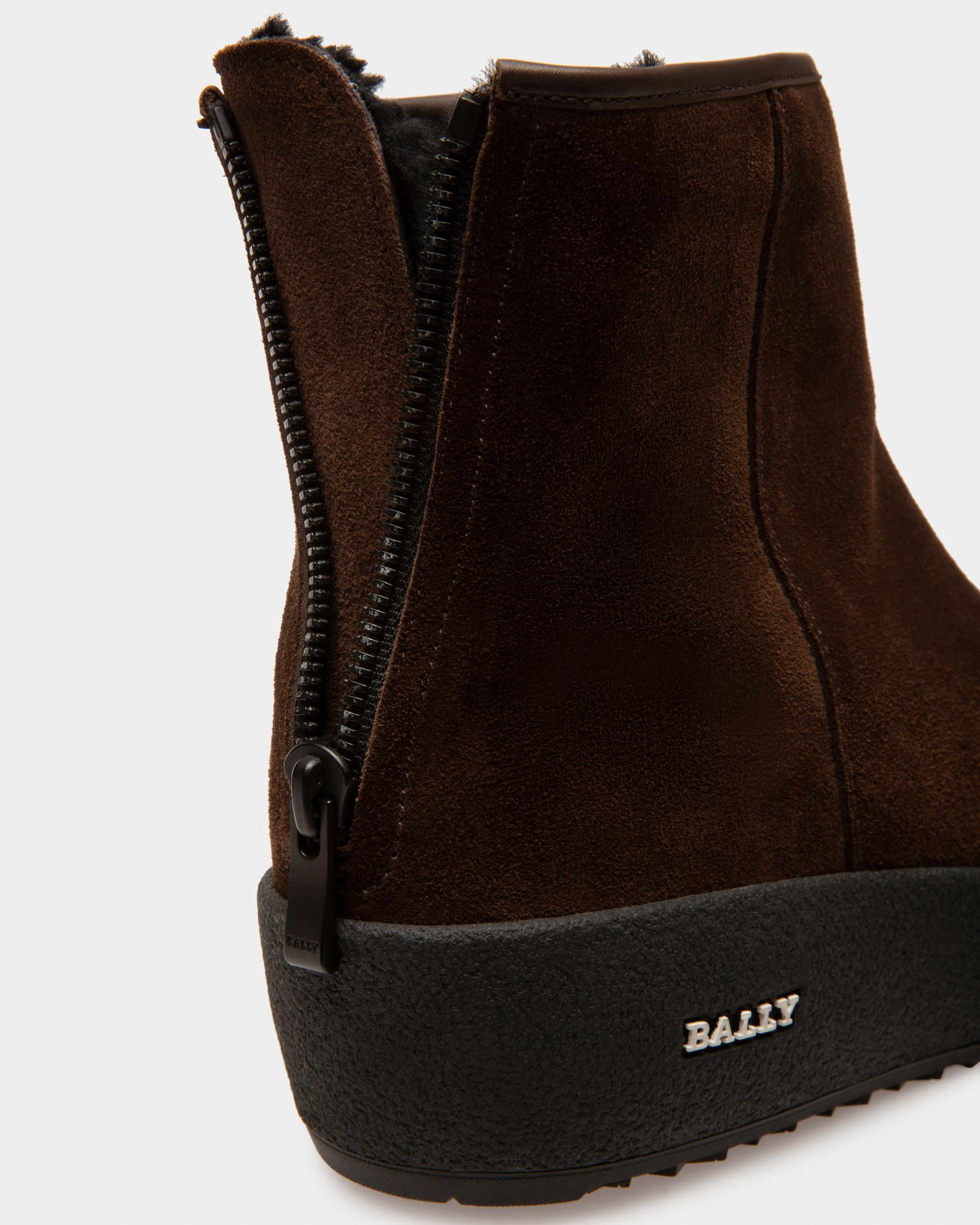 Guard Leather Snow Boots In Brown - Men's - Bally - 05