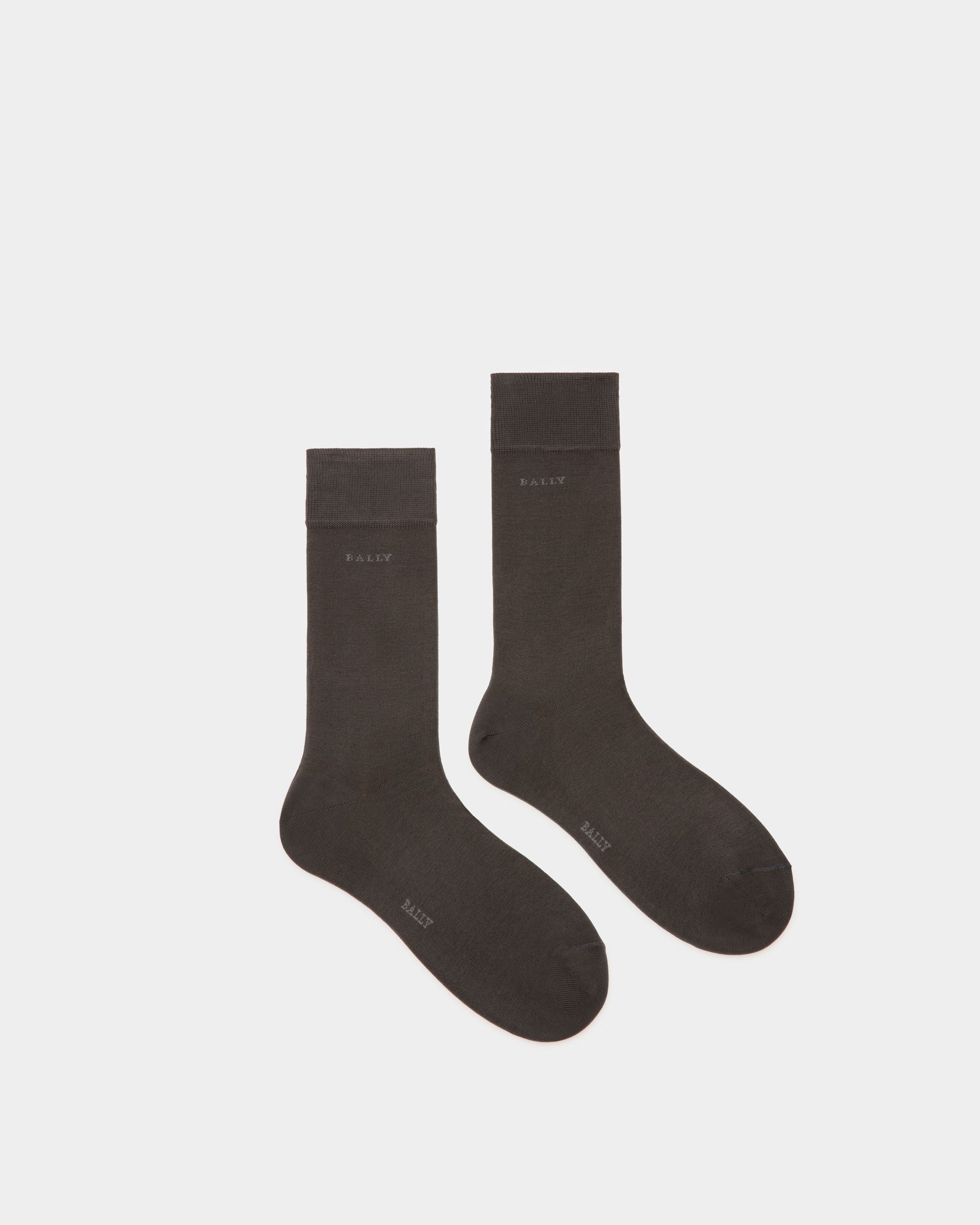 Logo Socks - Men's - Bally - 01