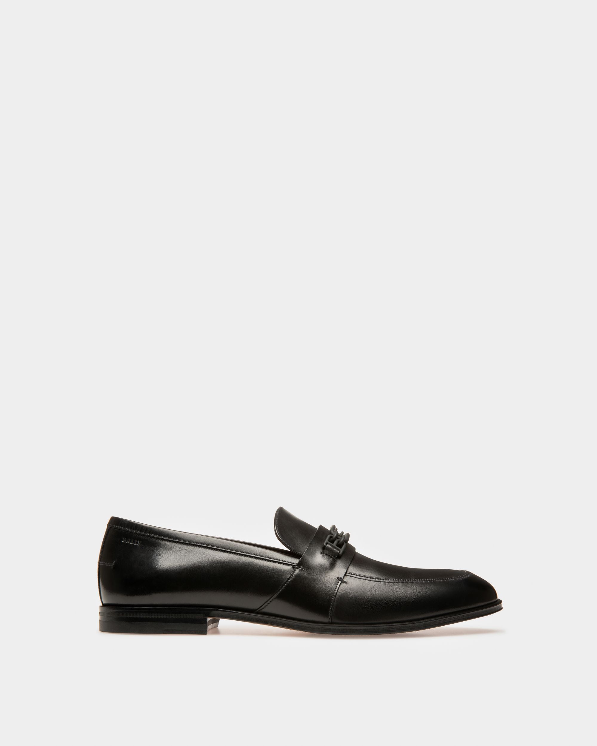 Wesper Leather Loafers In Black - Men's - Bally - 01