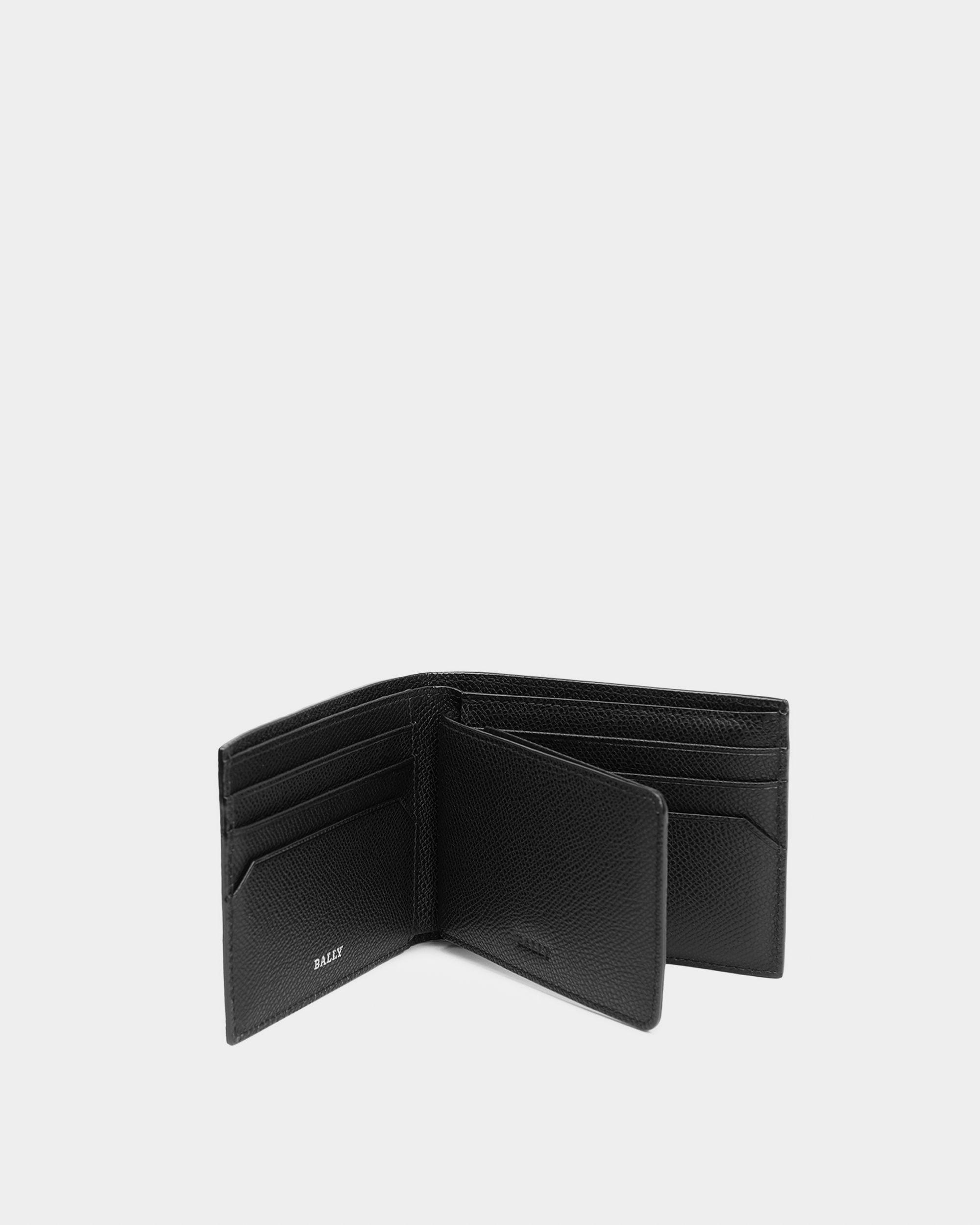 Tydan Leather Wallet In Black - Men's - Bally - 03