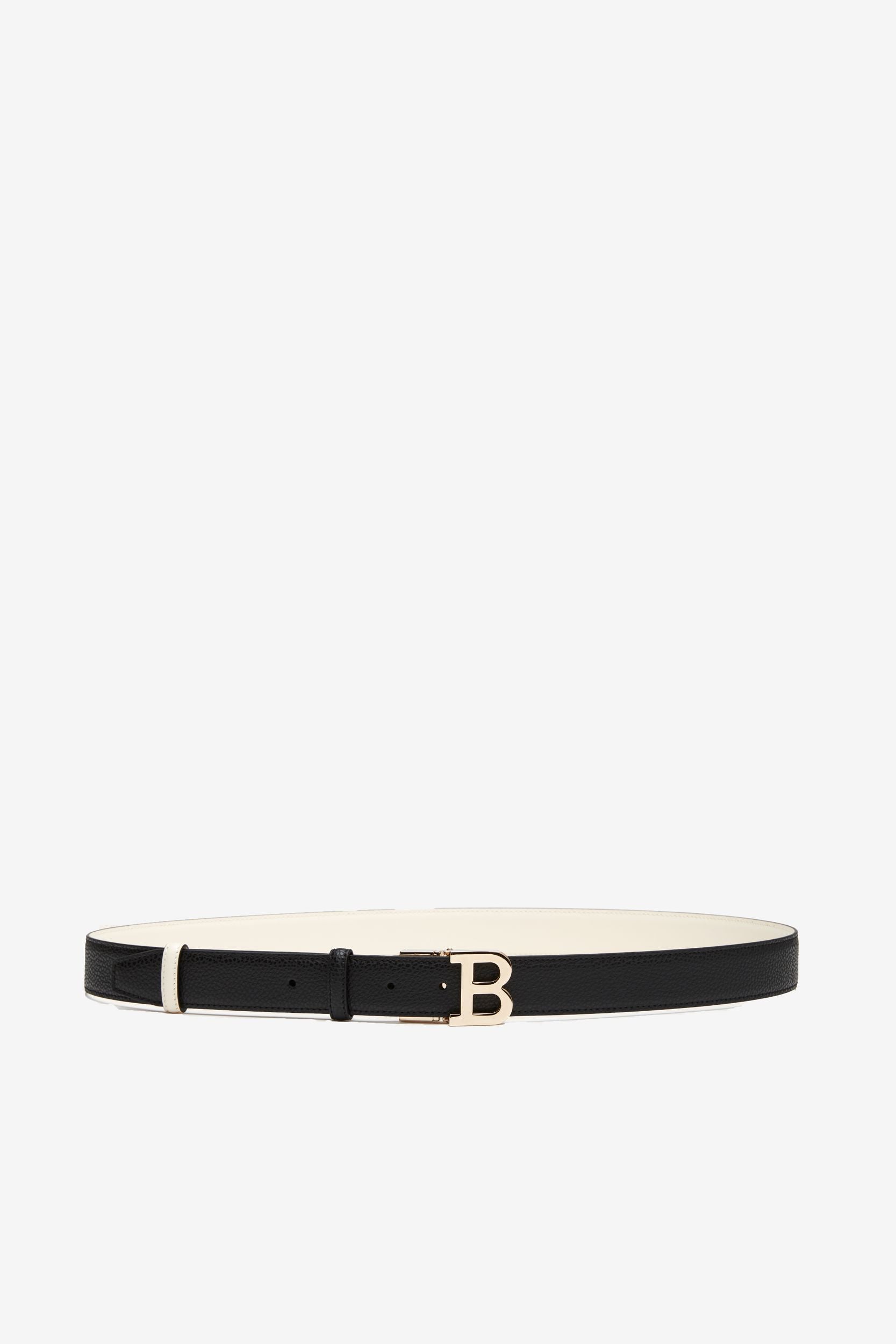 Women's Black Leather Belt - Women's - Bally - 01