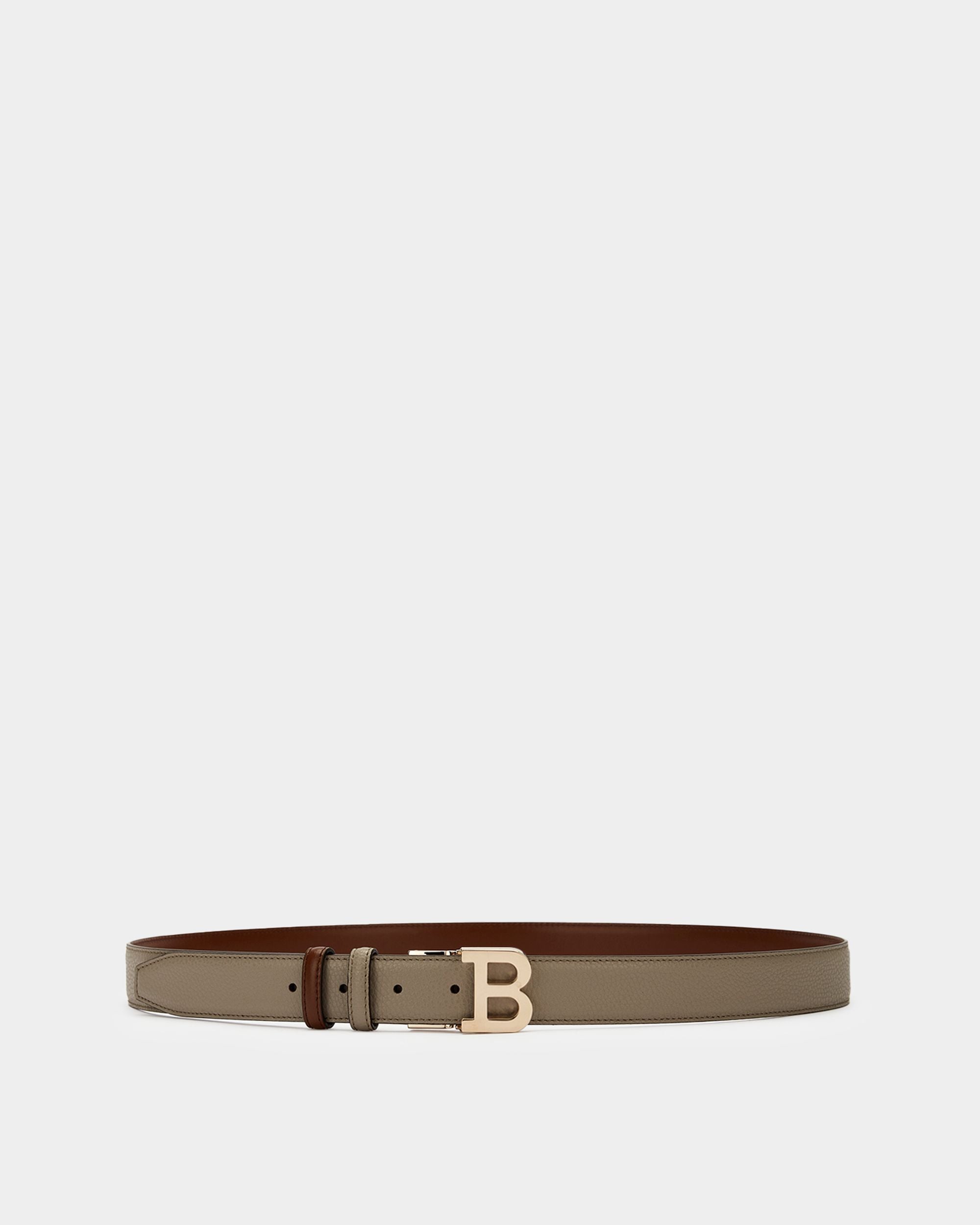 Women's Grey Leather Belt - Women's - Bally - 01