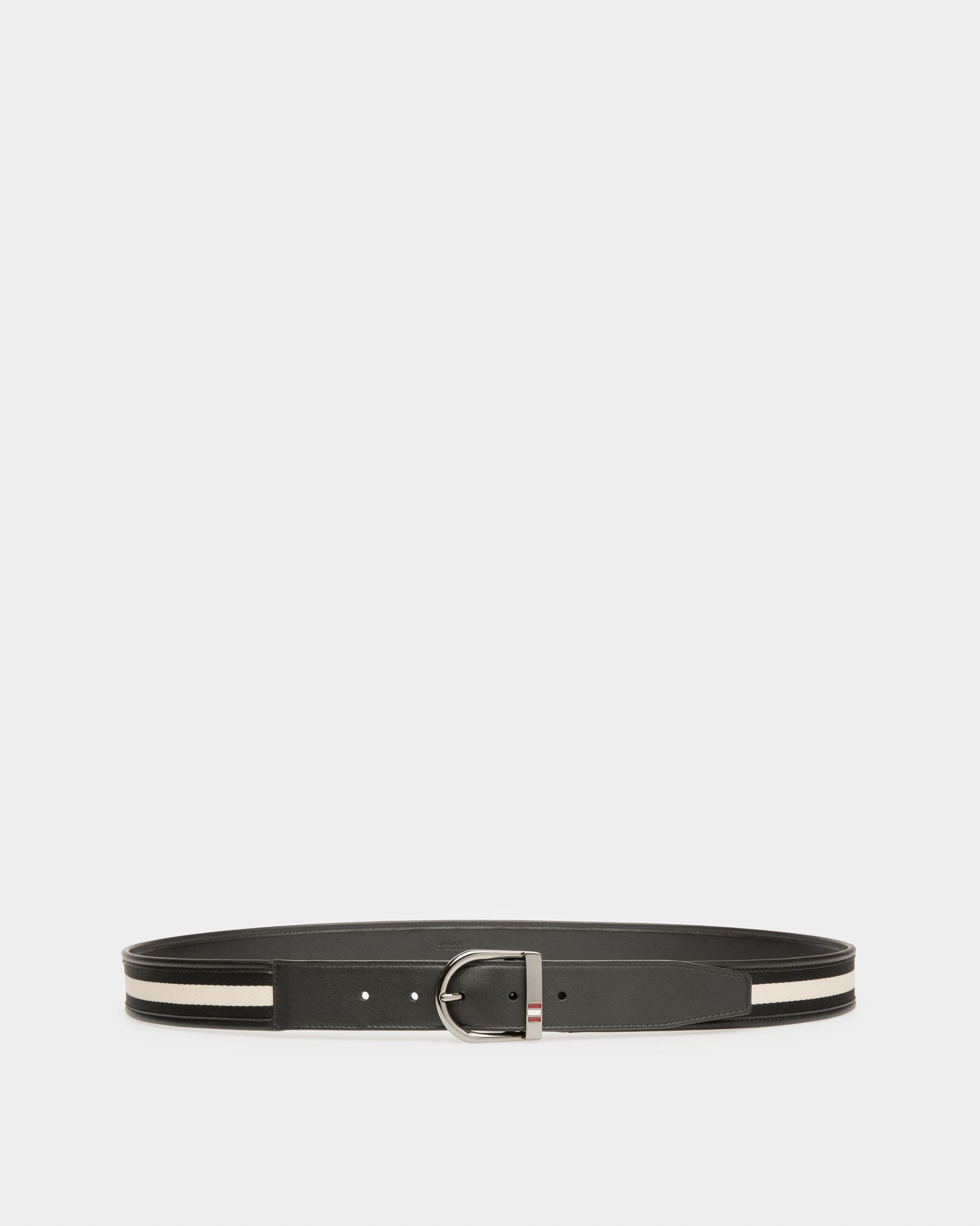 Darkon Synthetic Fabric 35mm Belt In Black - Men's - Bally - 01