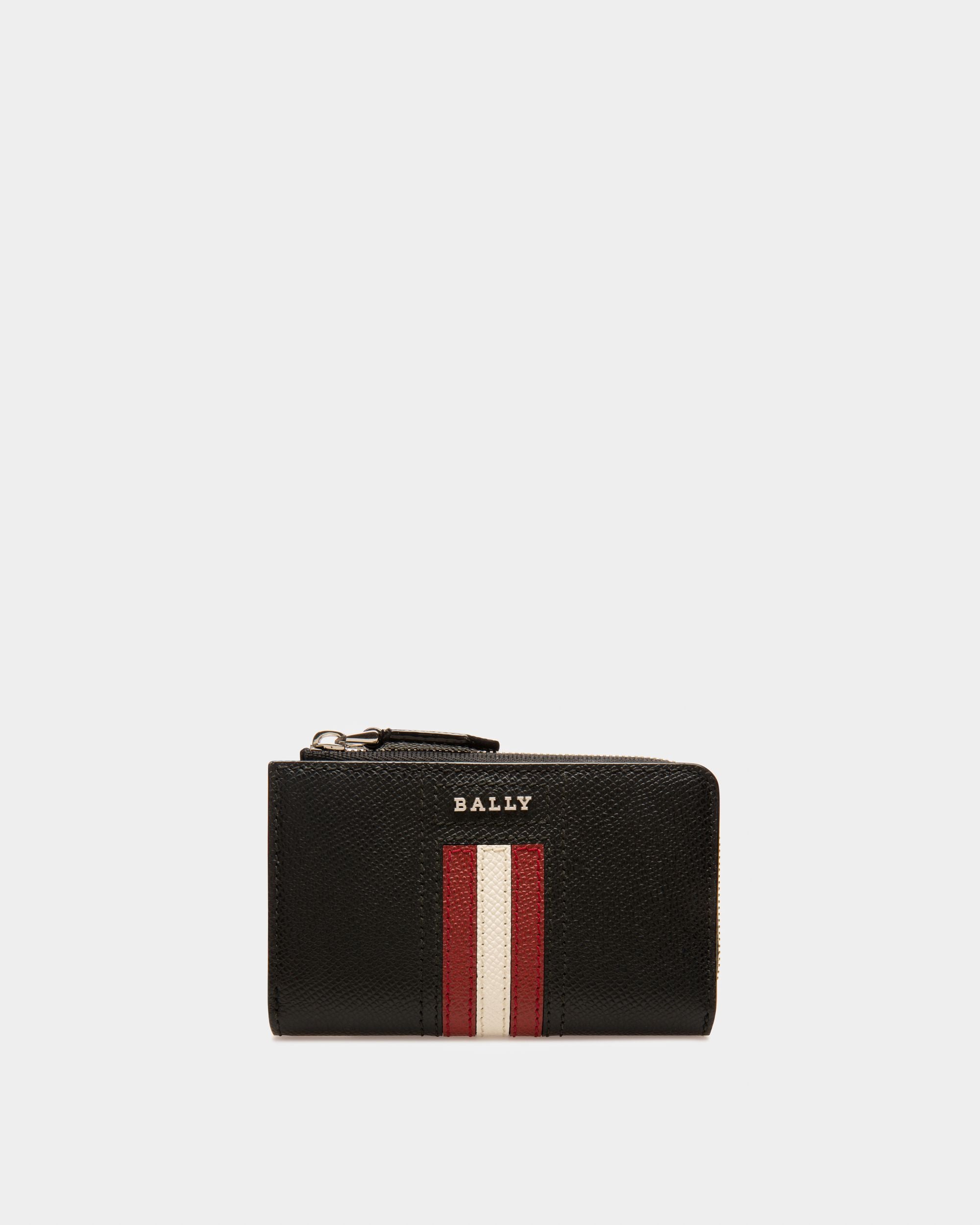 Terik Leather Wallet In Black - Men's - Bally - 01
