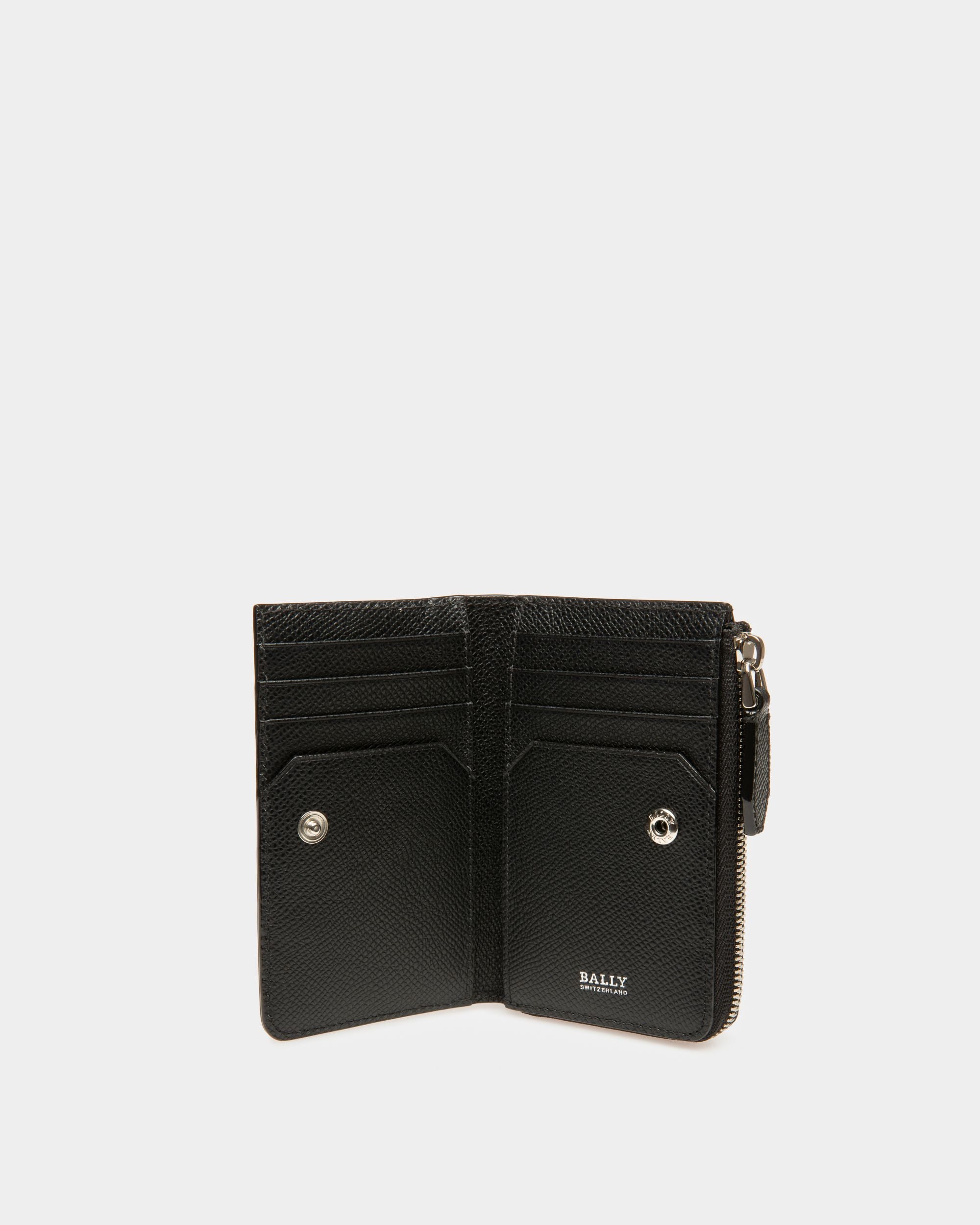 Terik Leather Wallet In Black - Men's - Bally - 03