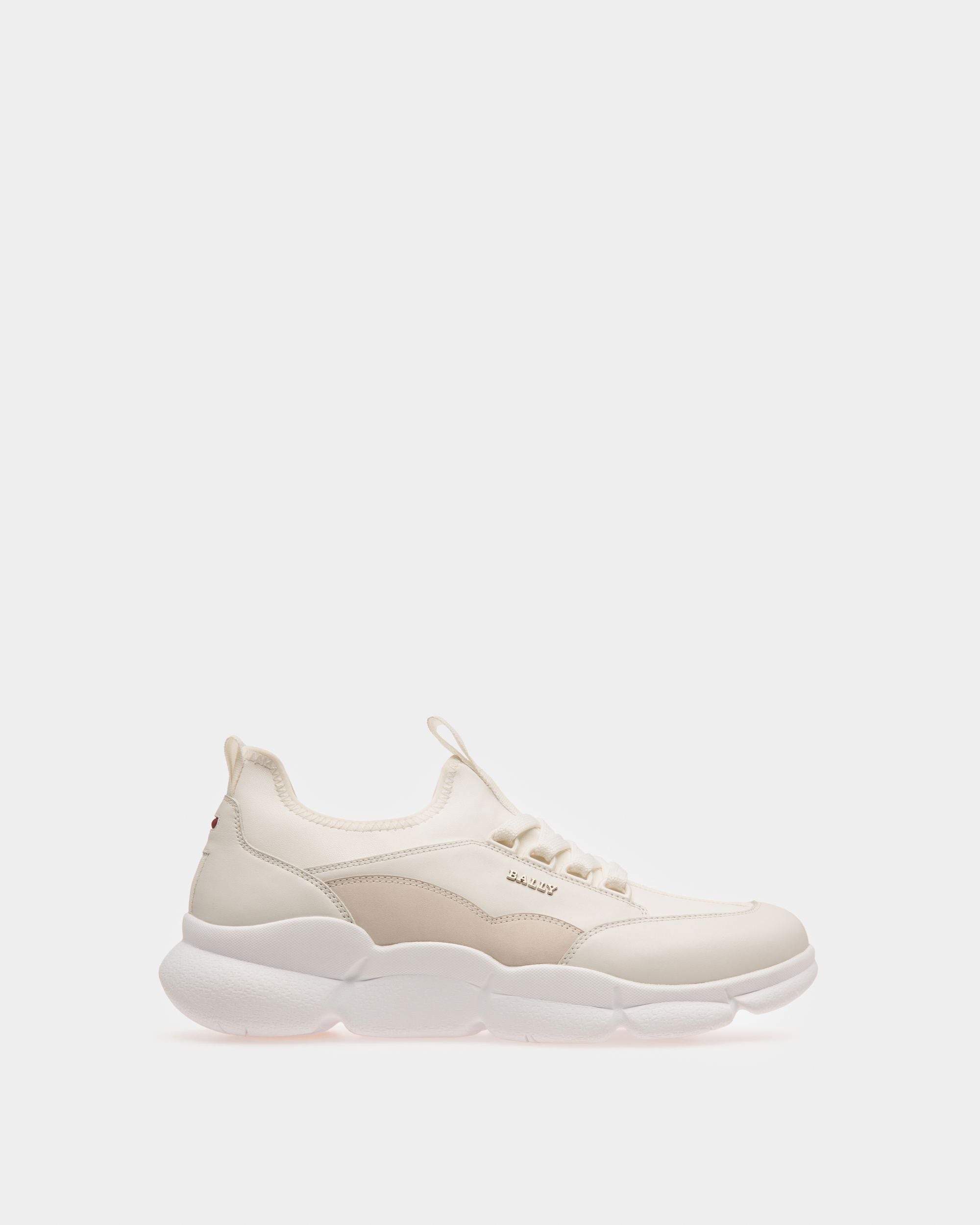 Bally Escapes Passe Partout Leather Sneakers In White - Men's - Bally - 01