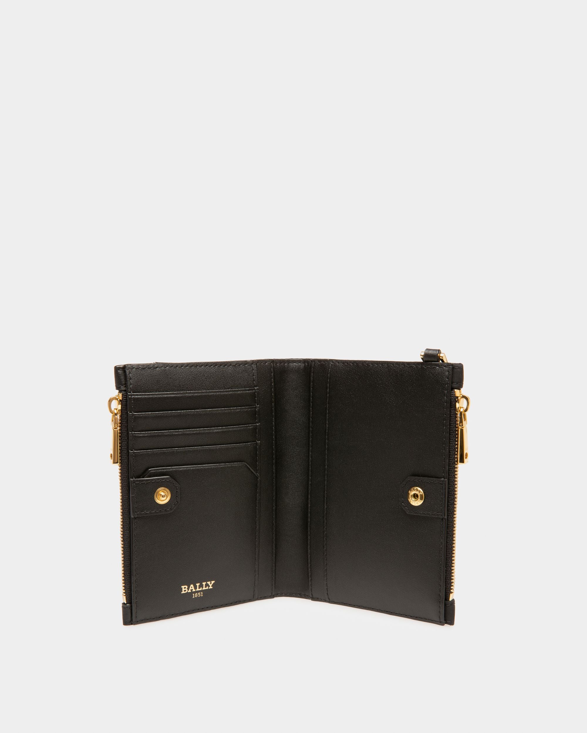 Esmal Recycled Nylon Card Holder In Black - Women's - Bally - 03