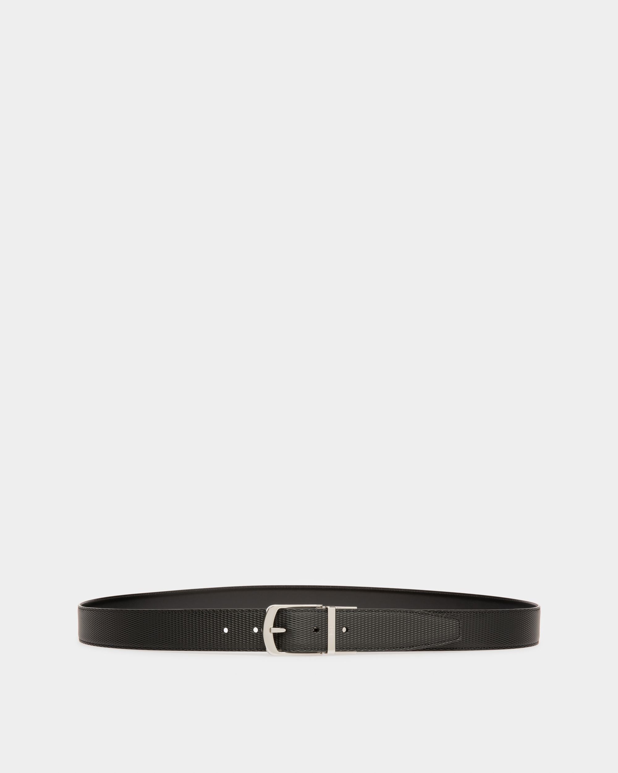 Ackles Leather 35mm Belt In Black - Men's - Bally - 01