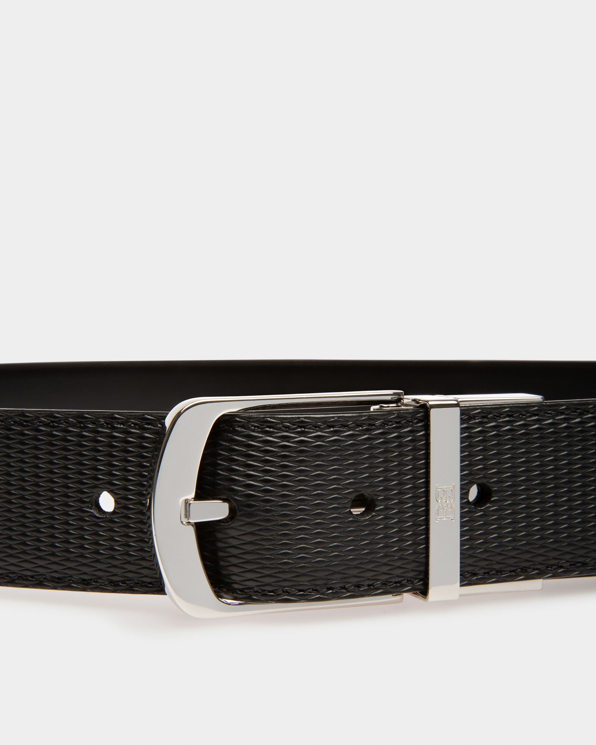 Ackles Leather 35mm Belt In Black - Men's - Bally - 03