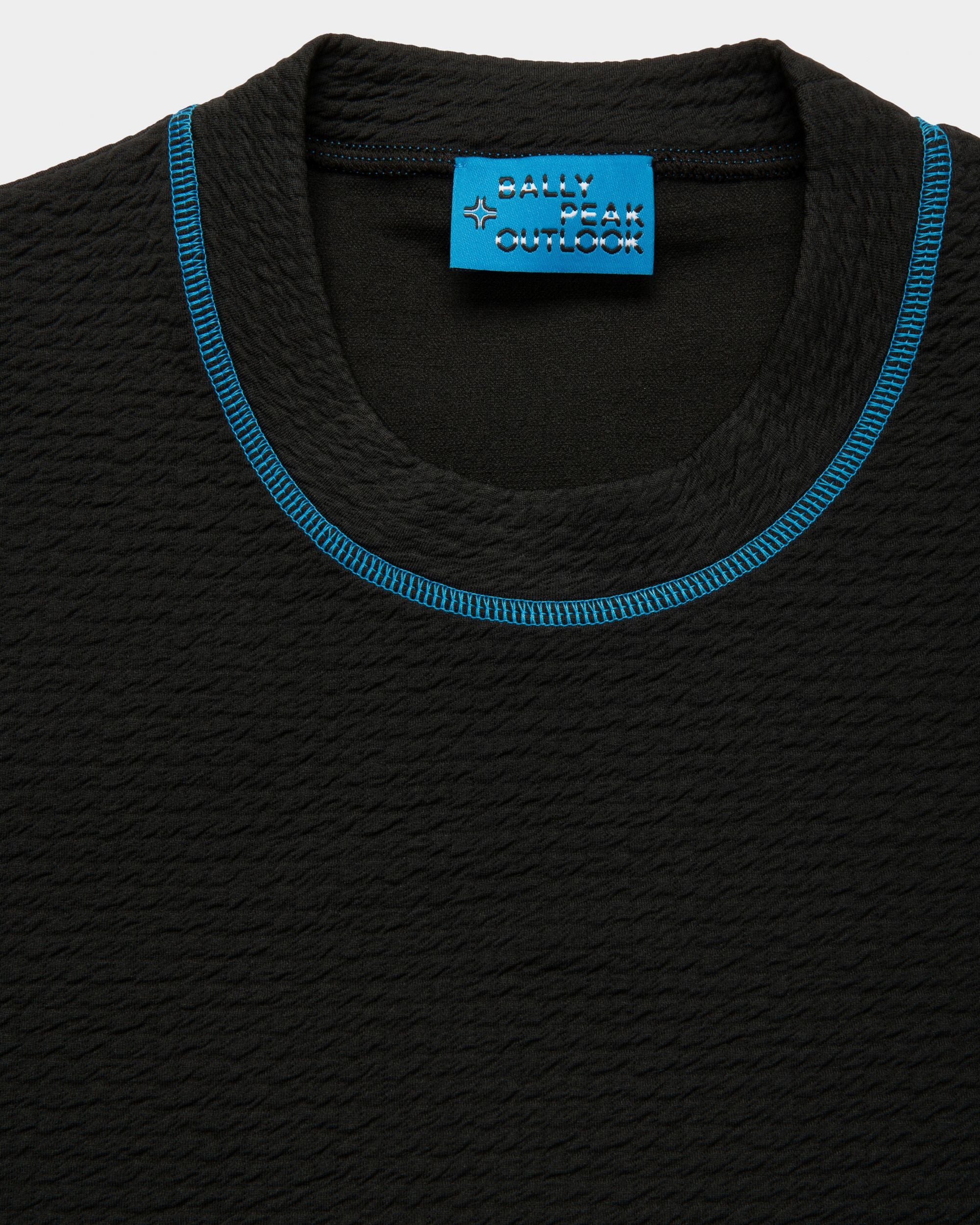 Recycled Polyester Top In Black - Men's - Bally - 03