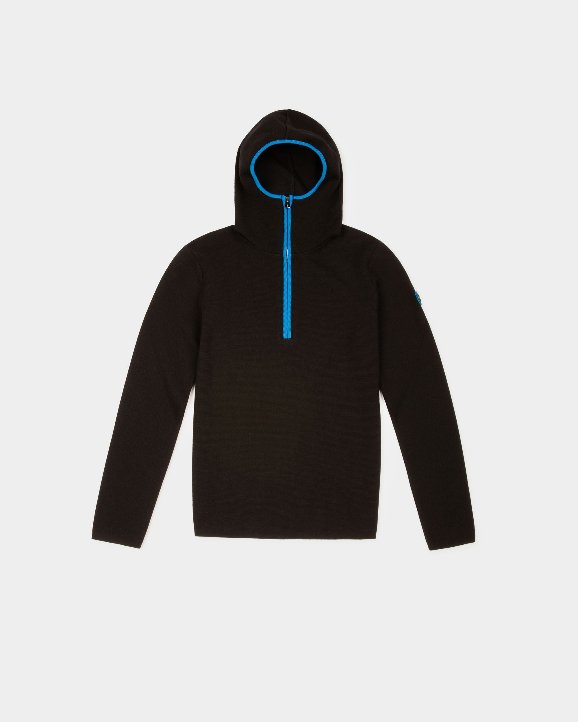 Merino Wool Blend Outerwear In Black - Women's - Bally - 01