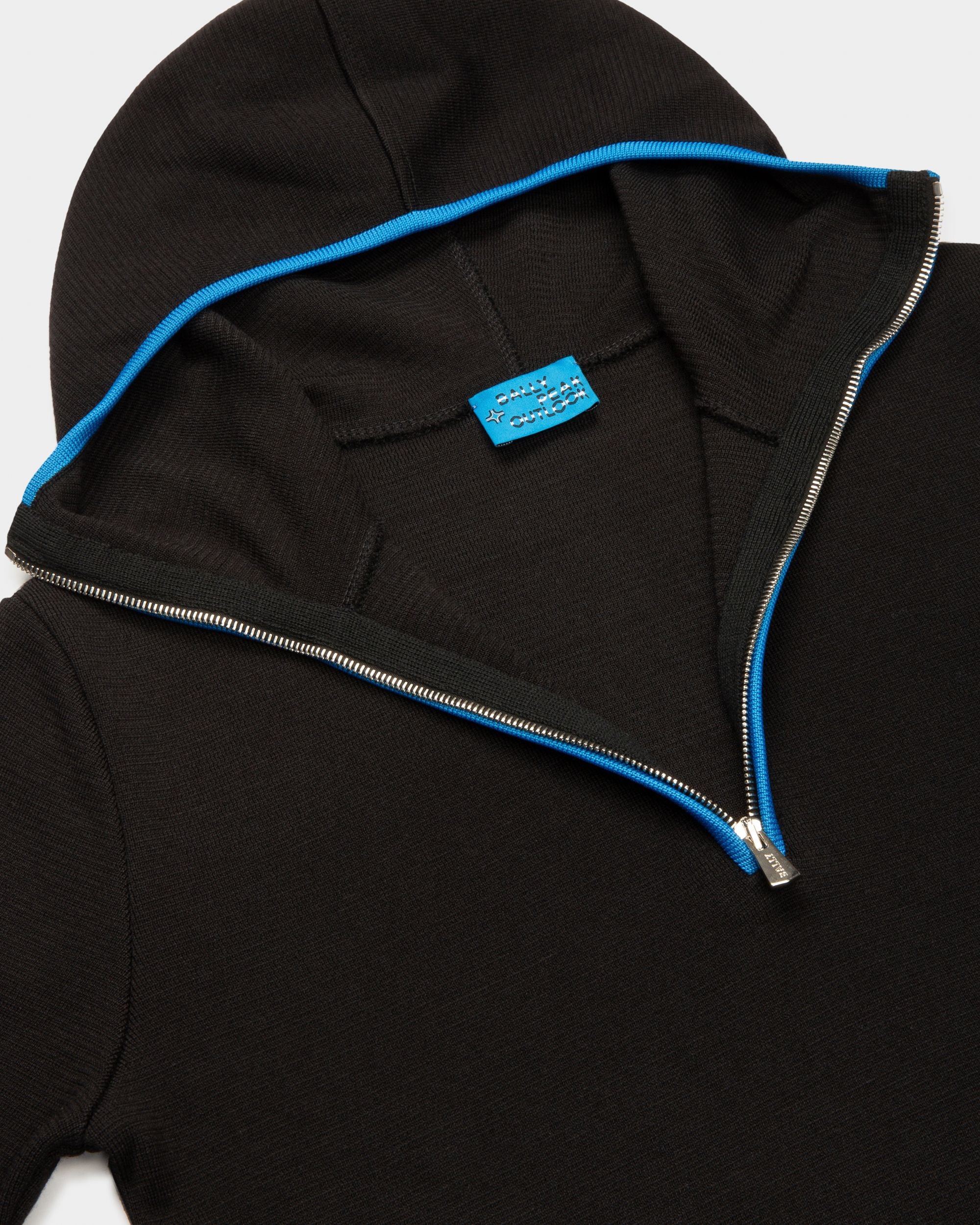 Merino Wool Blend Outerwear In Black - Women's - Bally - 03