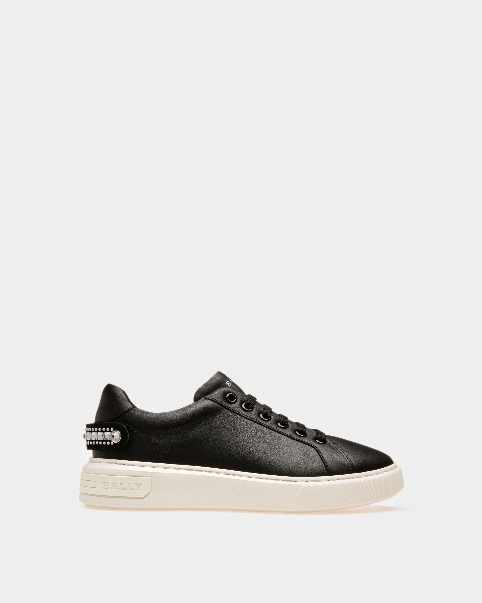 Malya Leather Sneakers In Black - Women's - Bally - 01