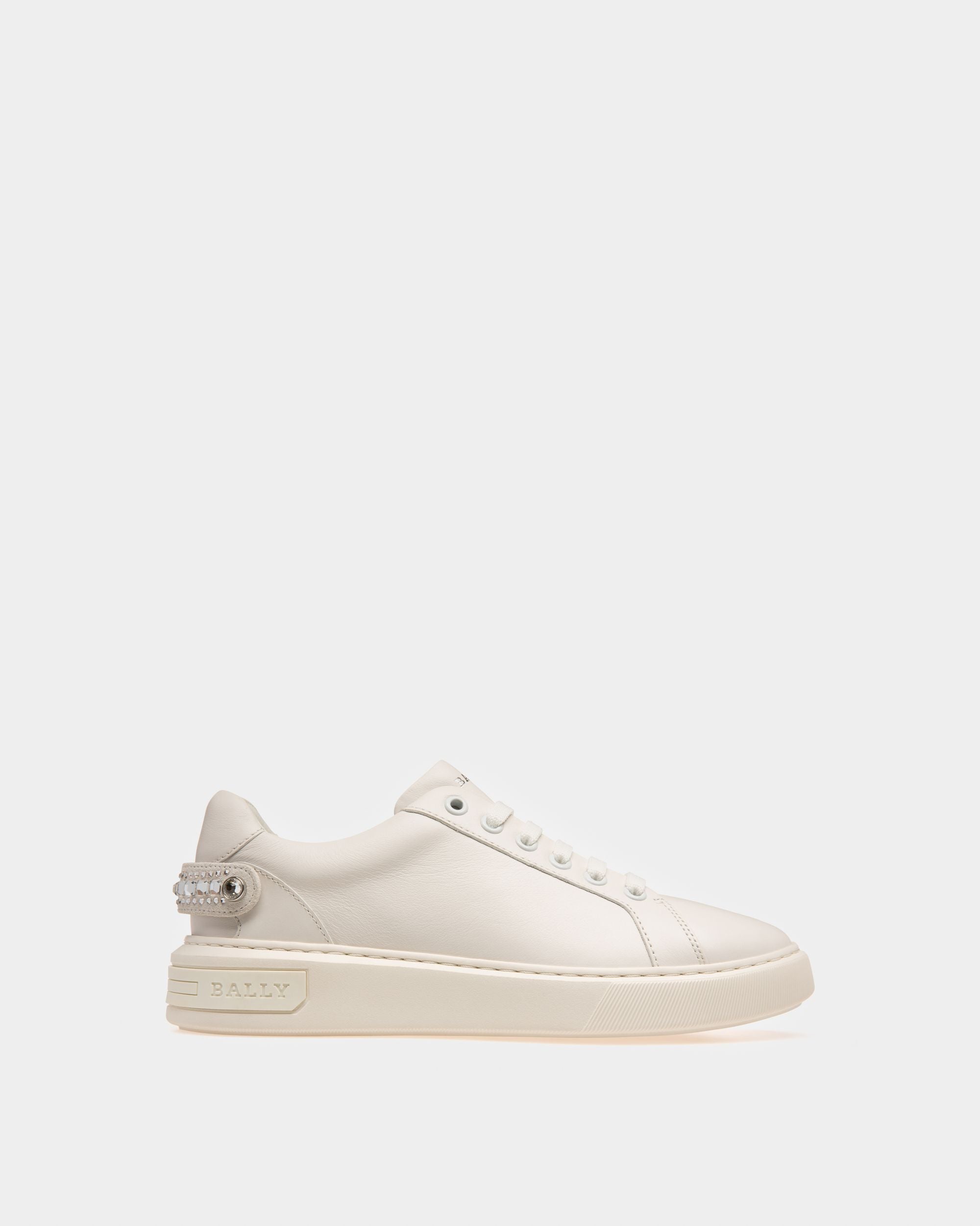 Malya Leather Sneakers In White - Women's - Bally - 01