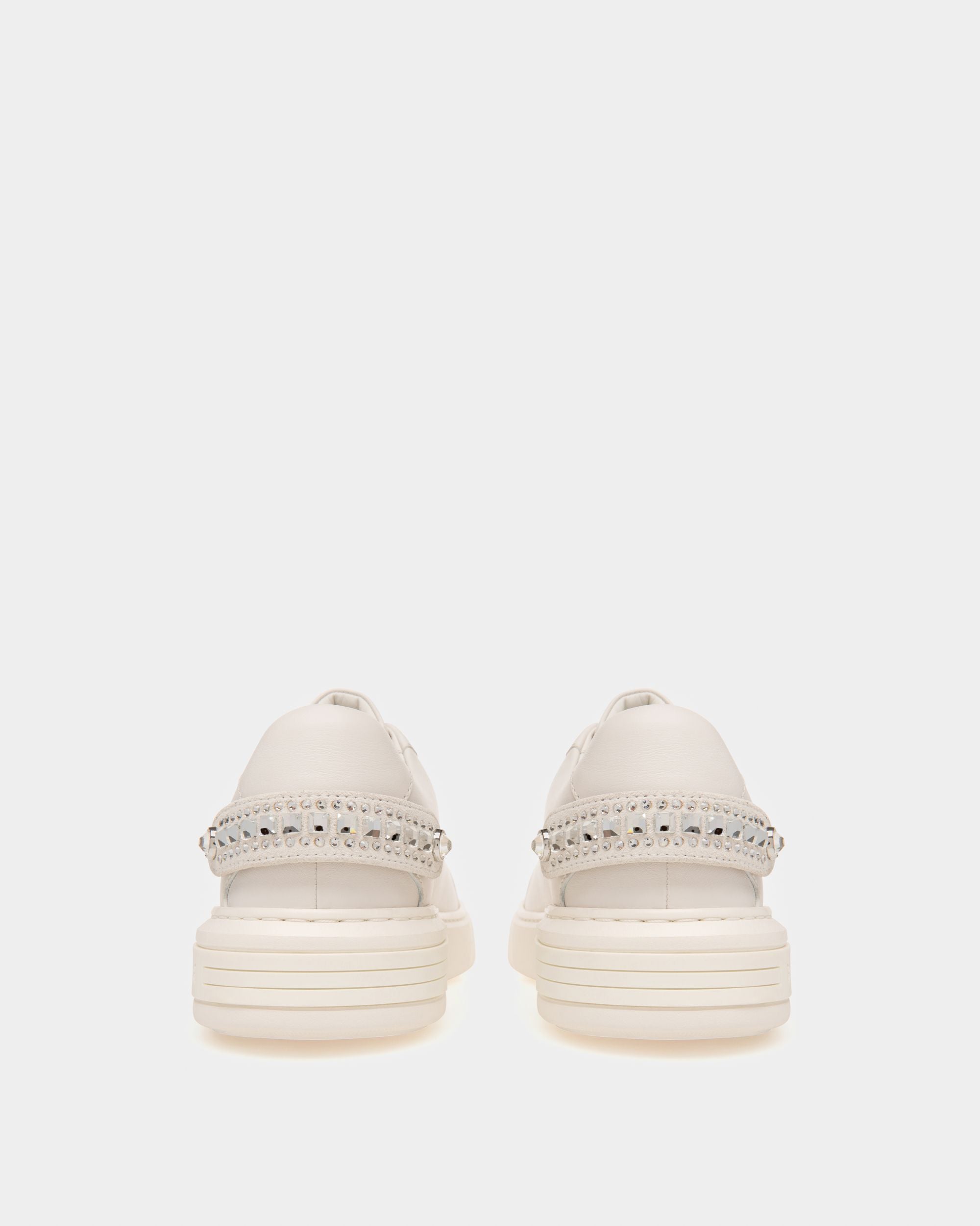 Malya Leather Sneakers In White - Women's - Bally - 04