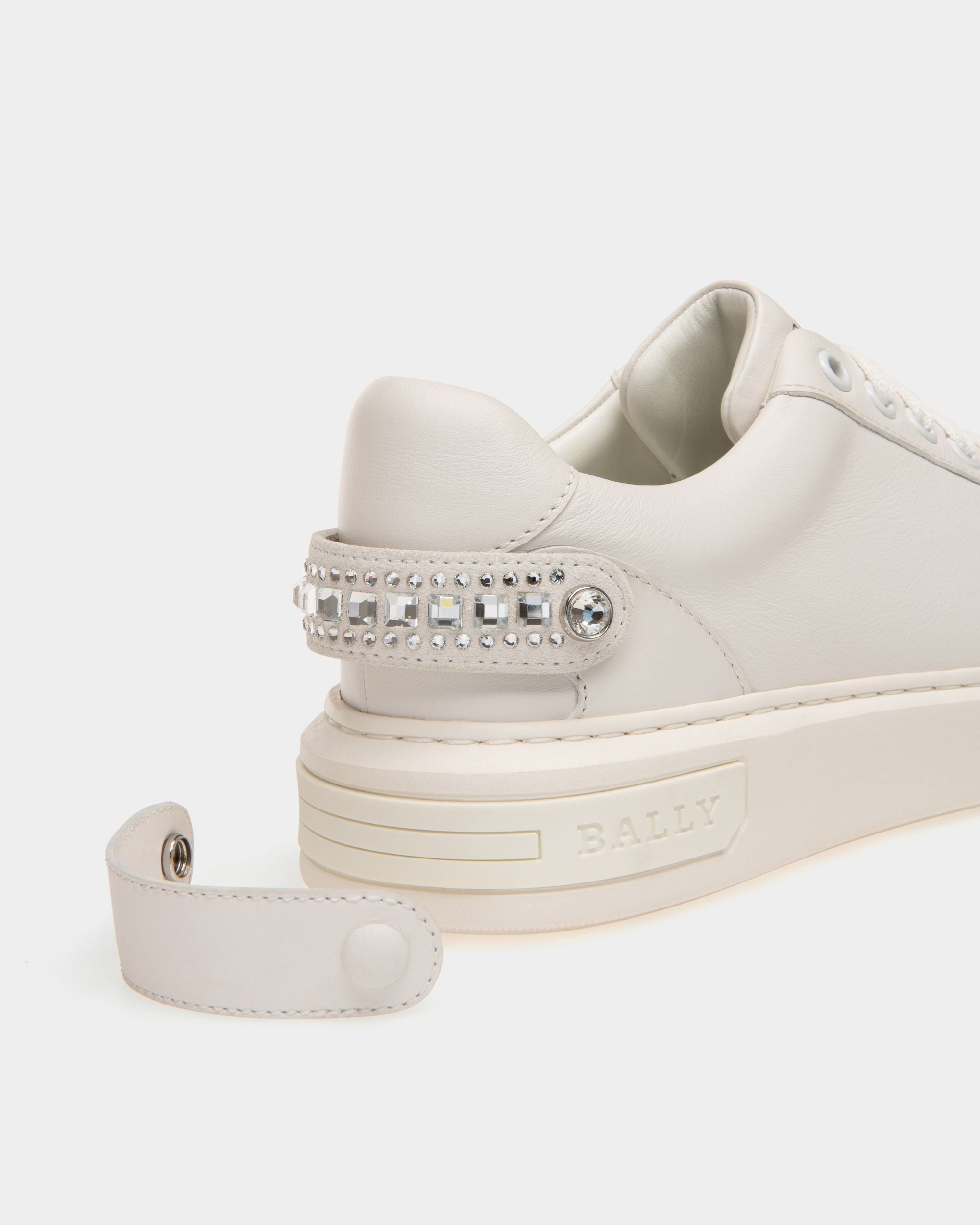 Malya Leather Sneakers In White - Women's - Bally - 06