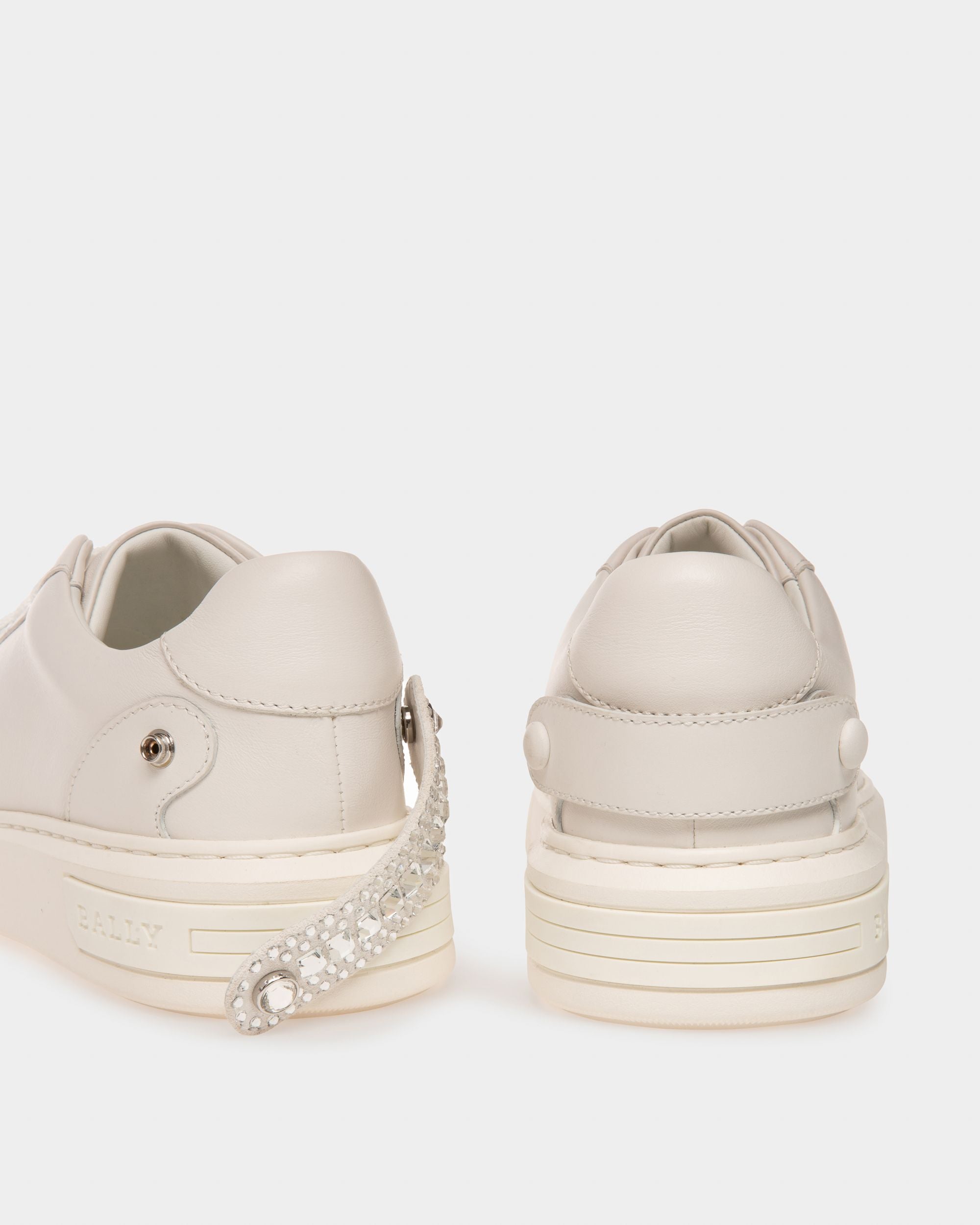 Malya Leather Sneakers In White - Women's - Bally - 10