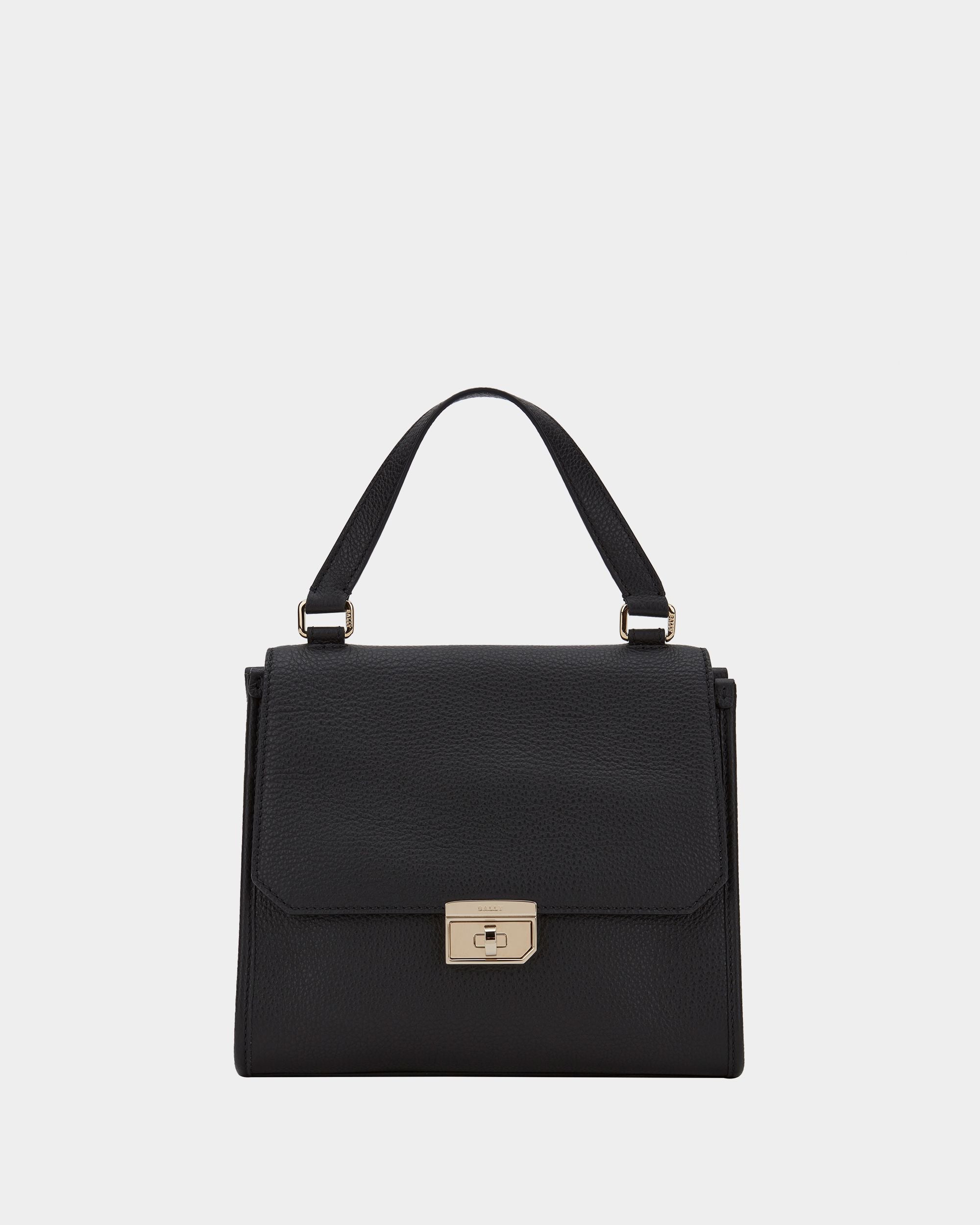 Women's Black Leather Handbag - Women's - Bally - 01